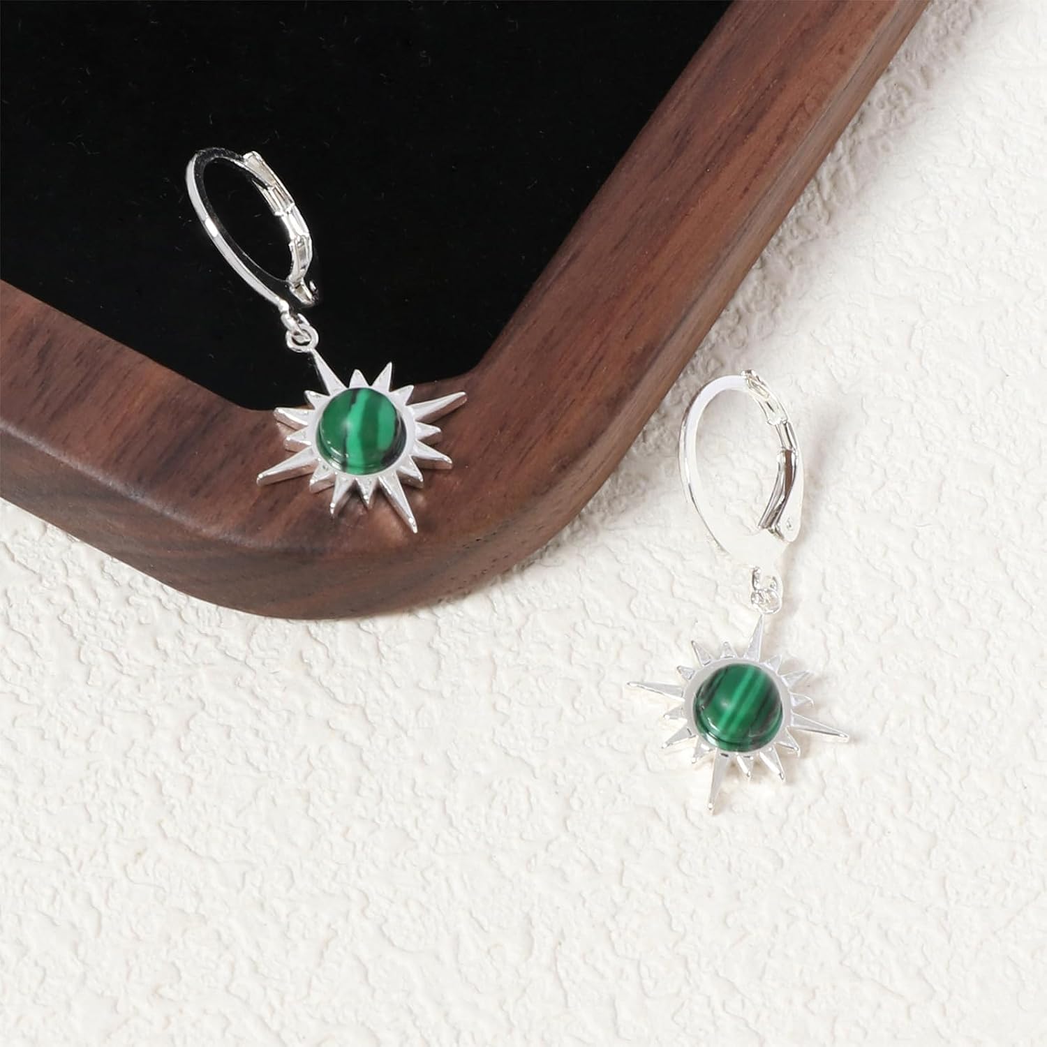 Sun/Fan Dangle Earrings for Female