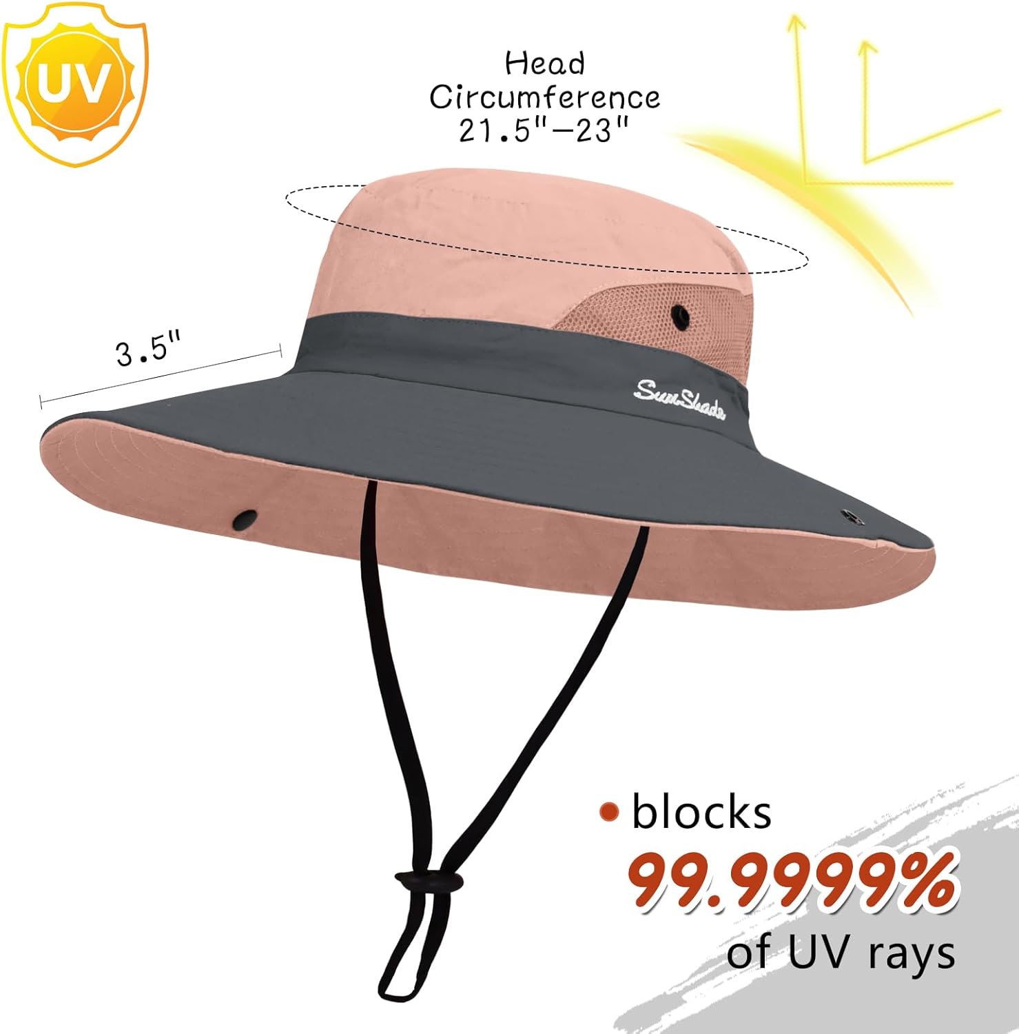 ZOORON Women's Ponytail Safari Sun