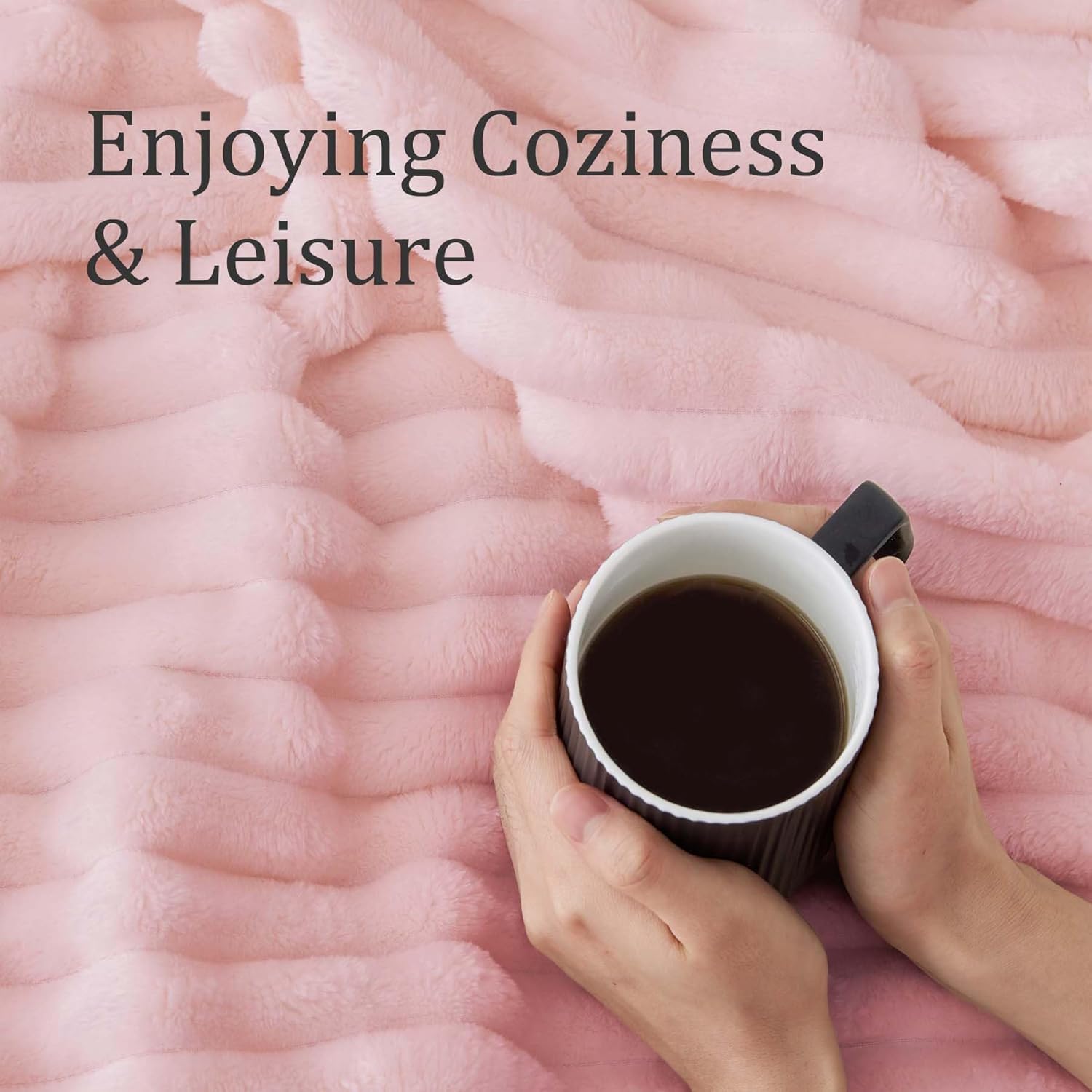 BEDELITE Fleece Pink Throw Blanket