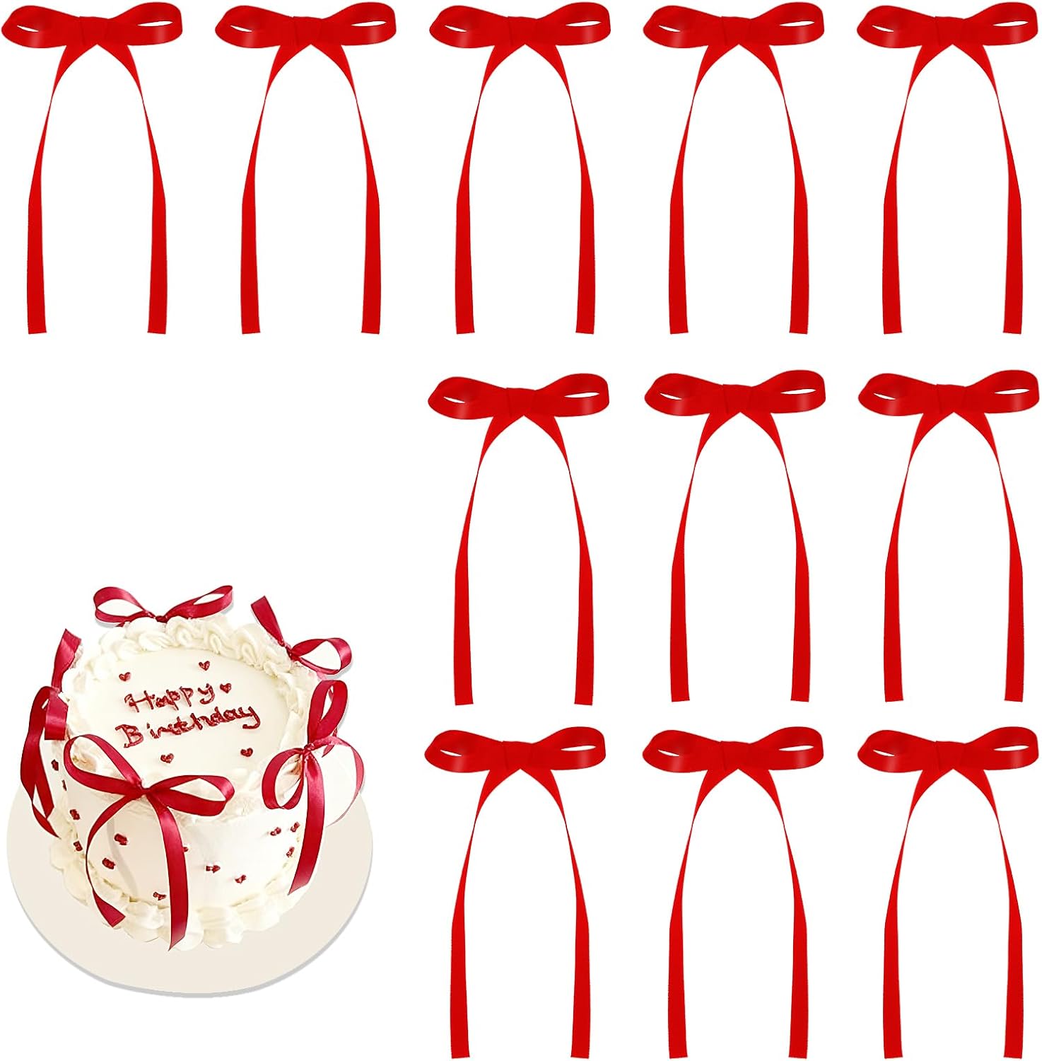 NatNarr 30 Pack Bow Cake