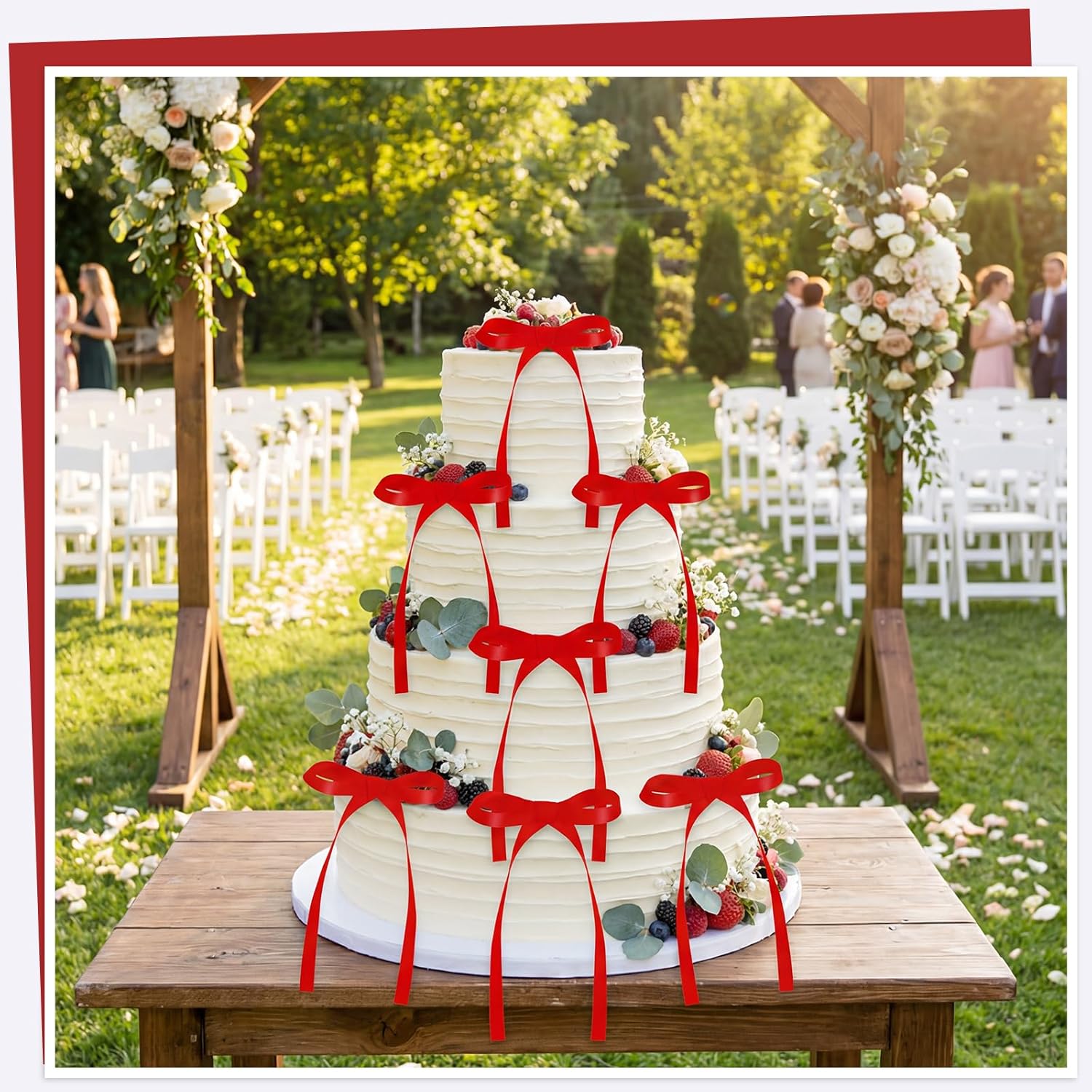 NatNarr 30 Pack Bow Cake