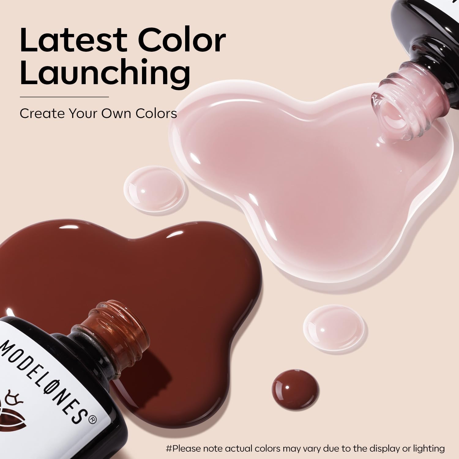 modelones Brown Gel Nail Polish