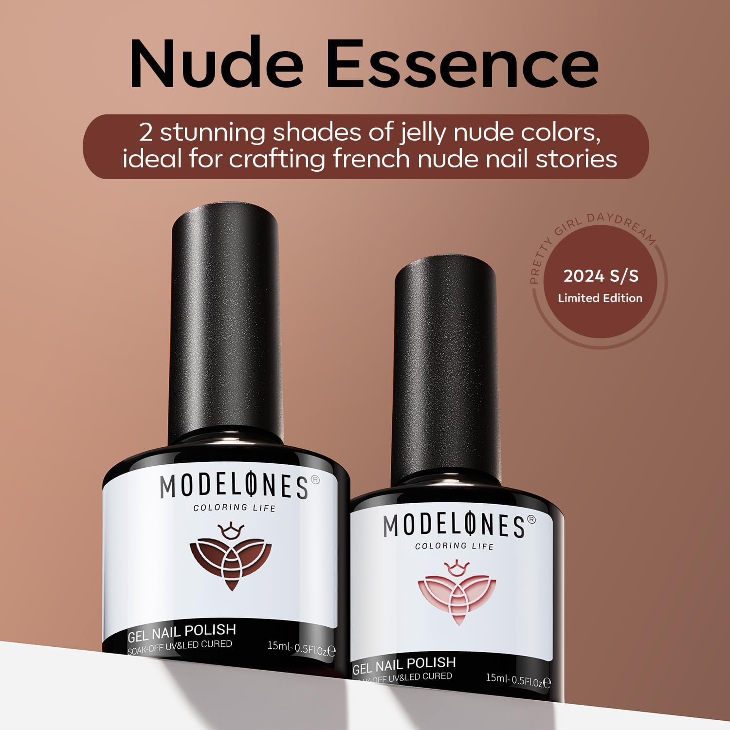 modelones Brown Gel Nail Polish