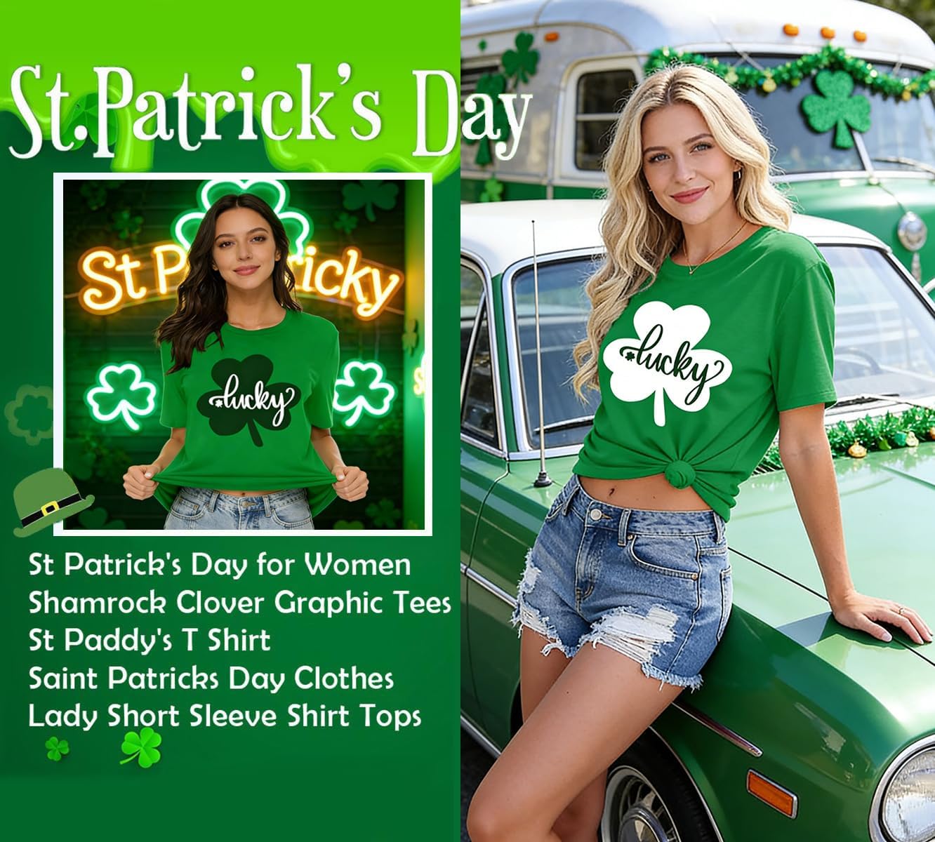St Patricks Day Shirt Women