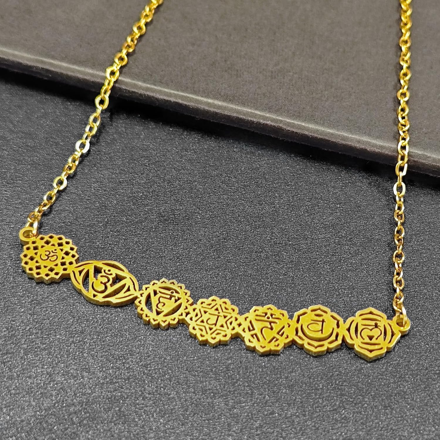 Gold 7 Chakra Necklace