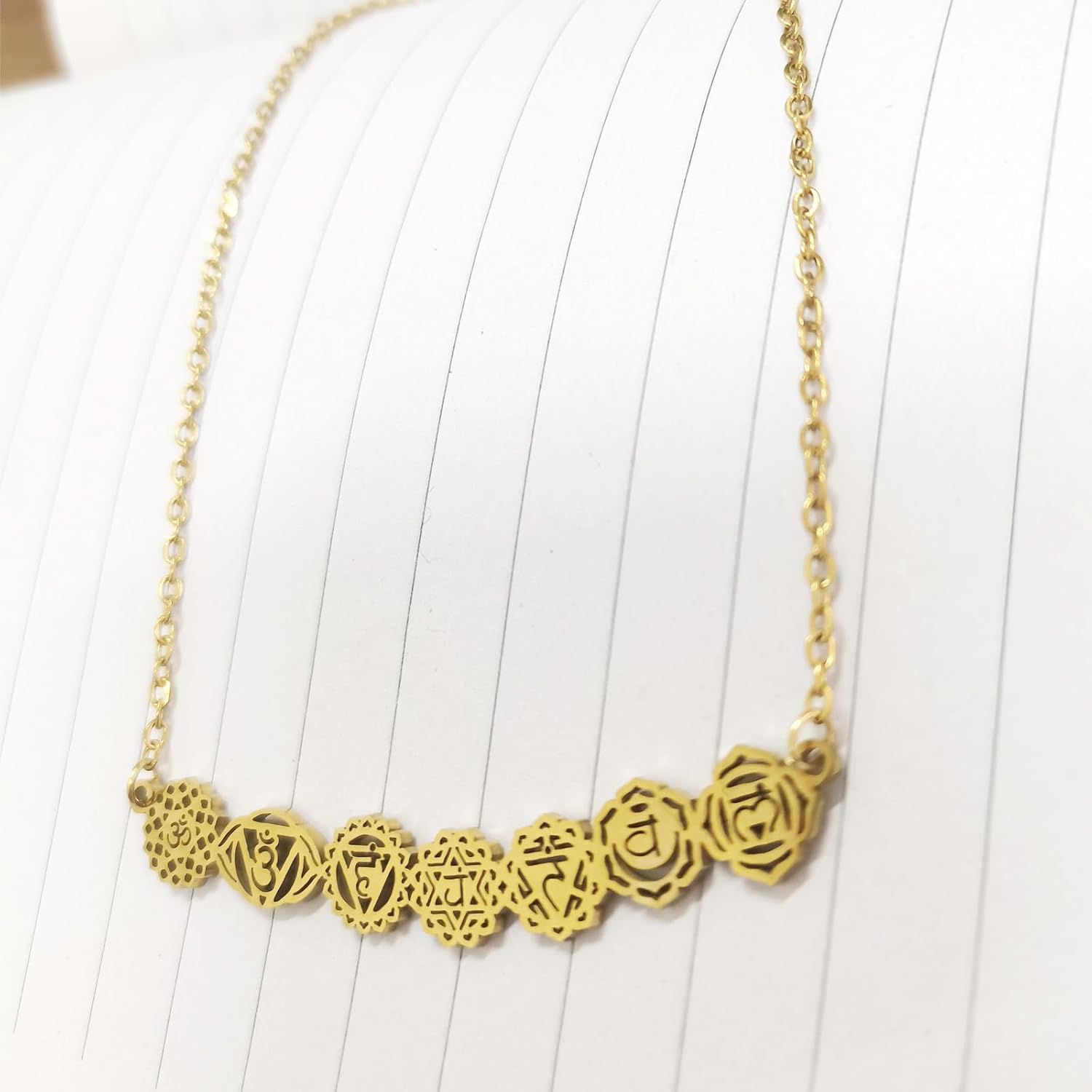 Gold 7 Chakra Necklace