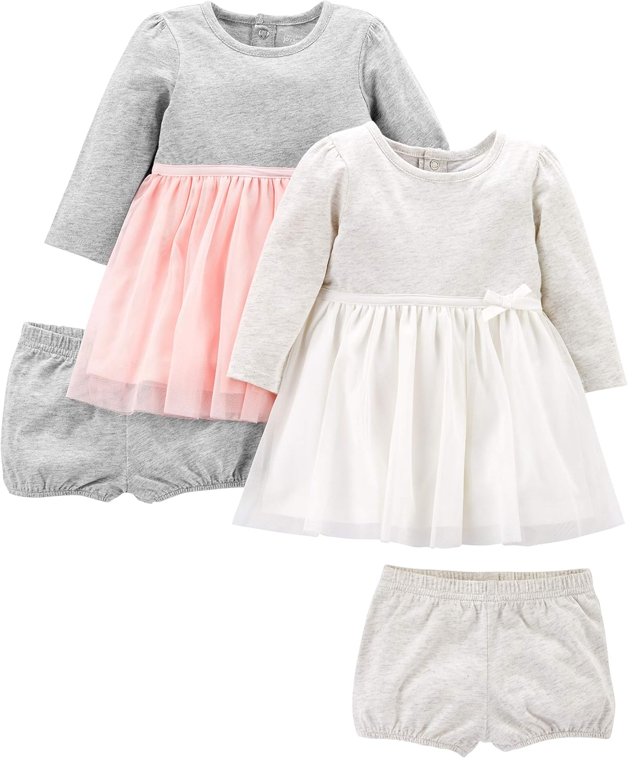 Simple Joys by Carter's Girls 2-Pack Long-Sleeve Dress Set