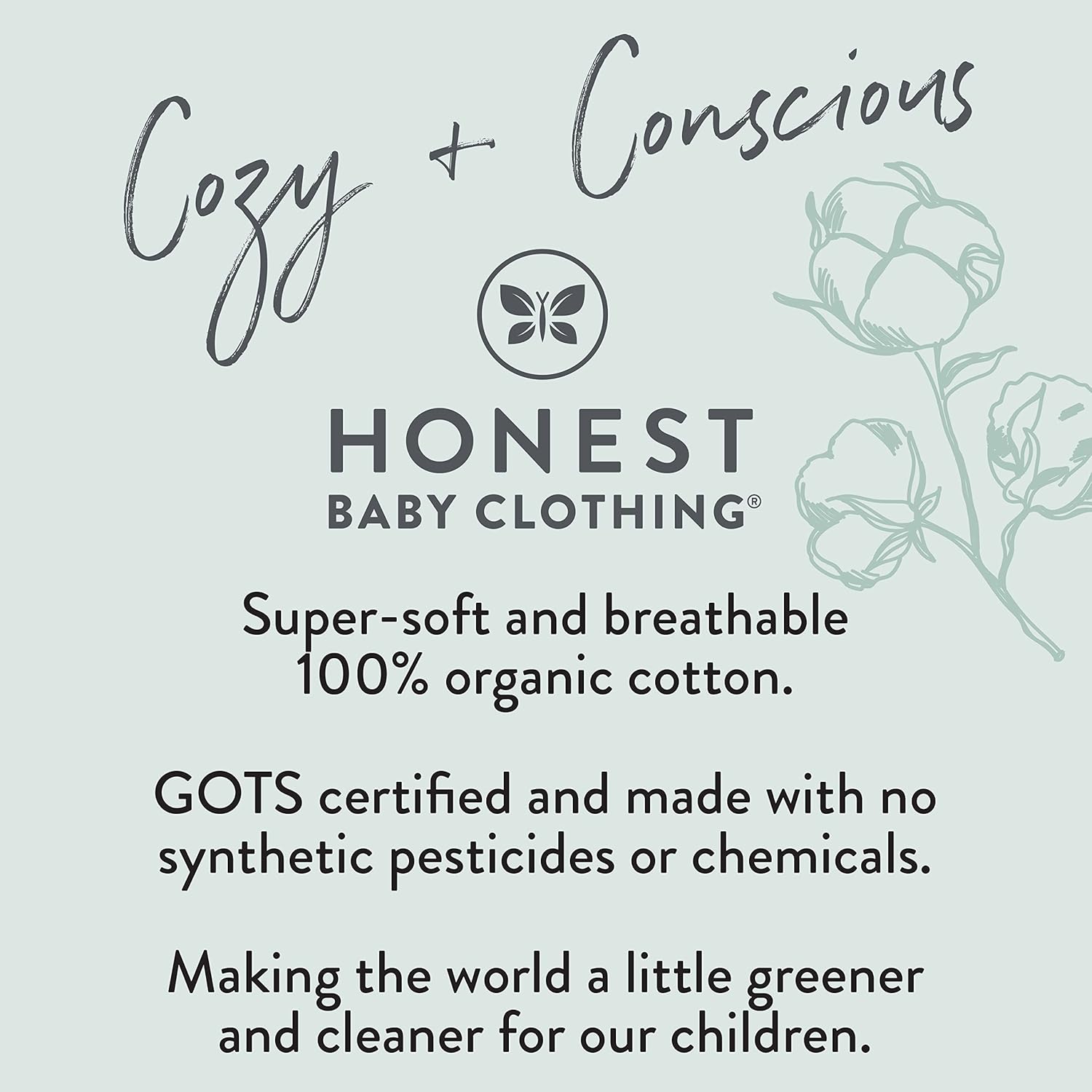 Honest Baby Baby-Girls Multipack Leggings