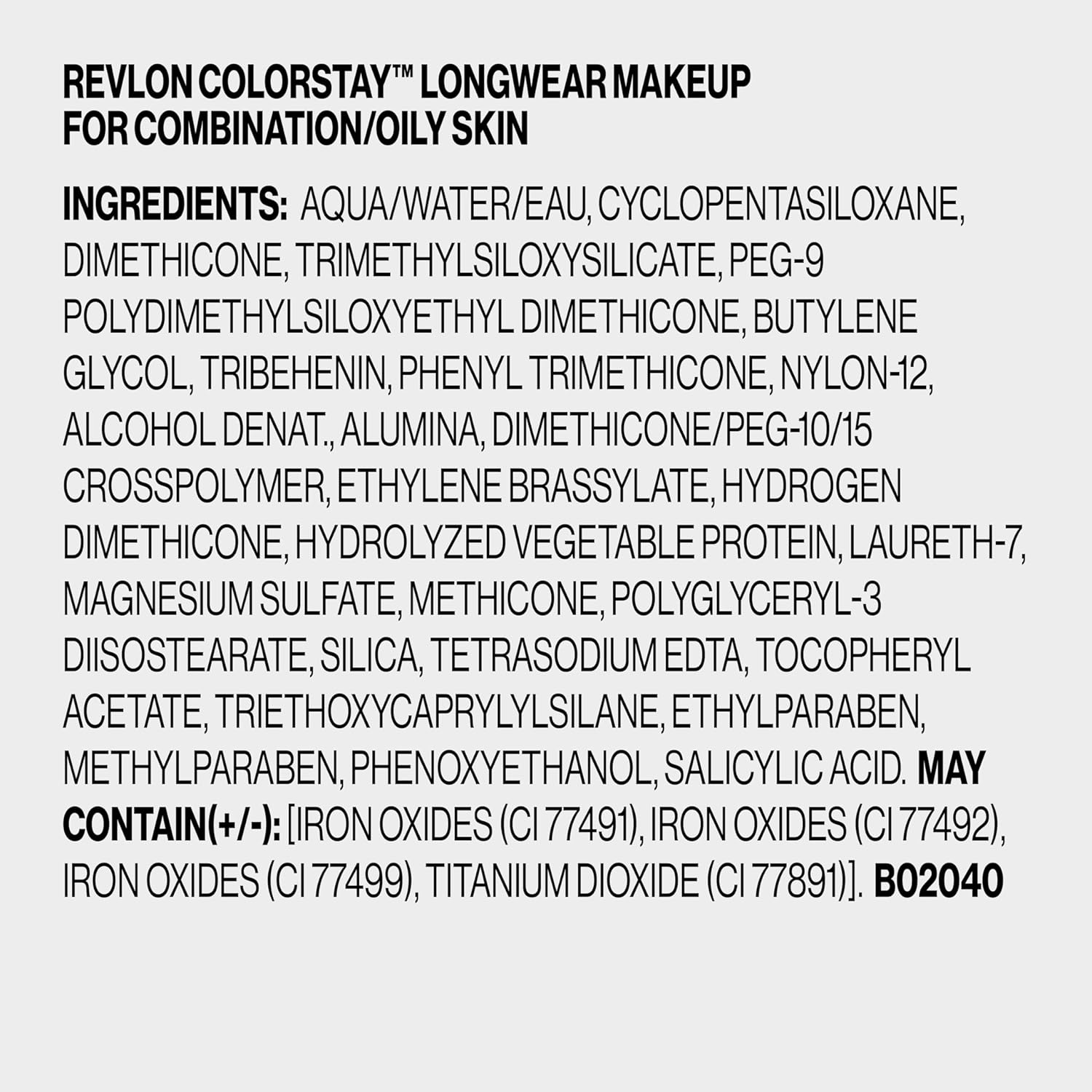 Revlon Liquid Foundation, ColorStay Face