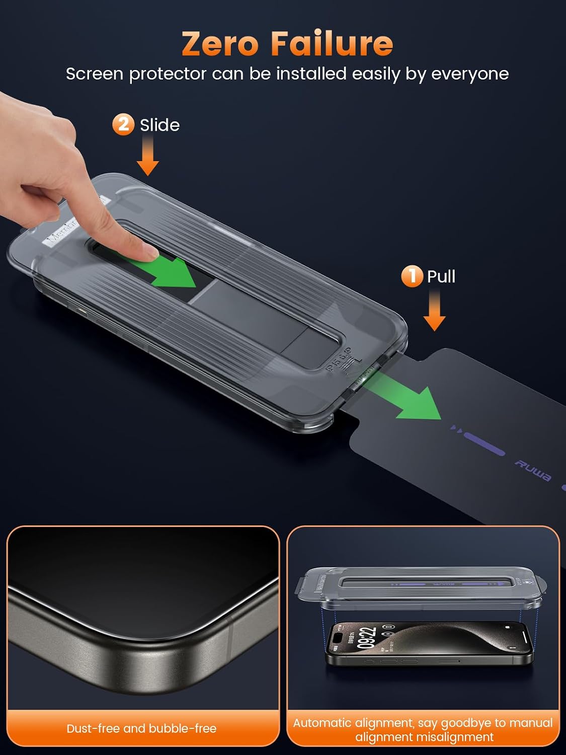 ruwa Screen Protector for iPhone