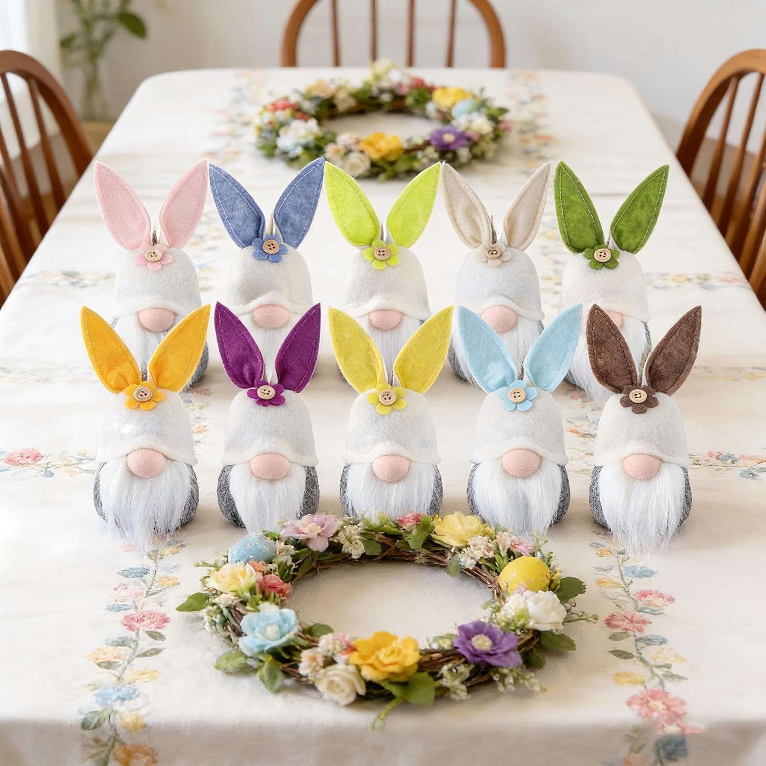 Easter Hanging Bunny Ornaments Set