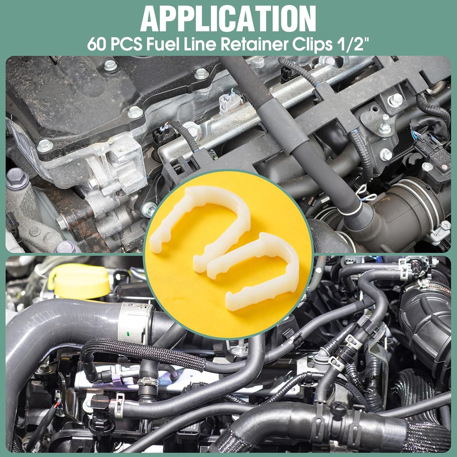 60 Piece Fuel Line Retainer