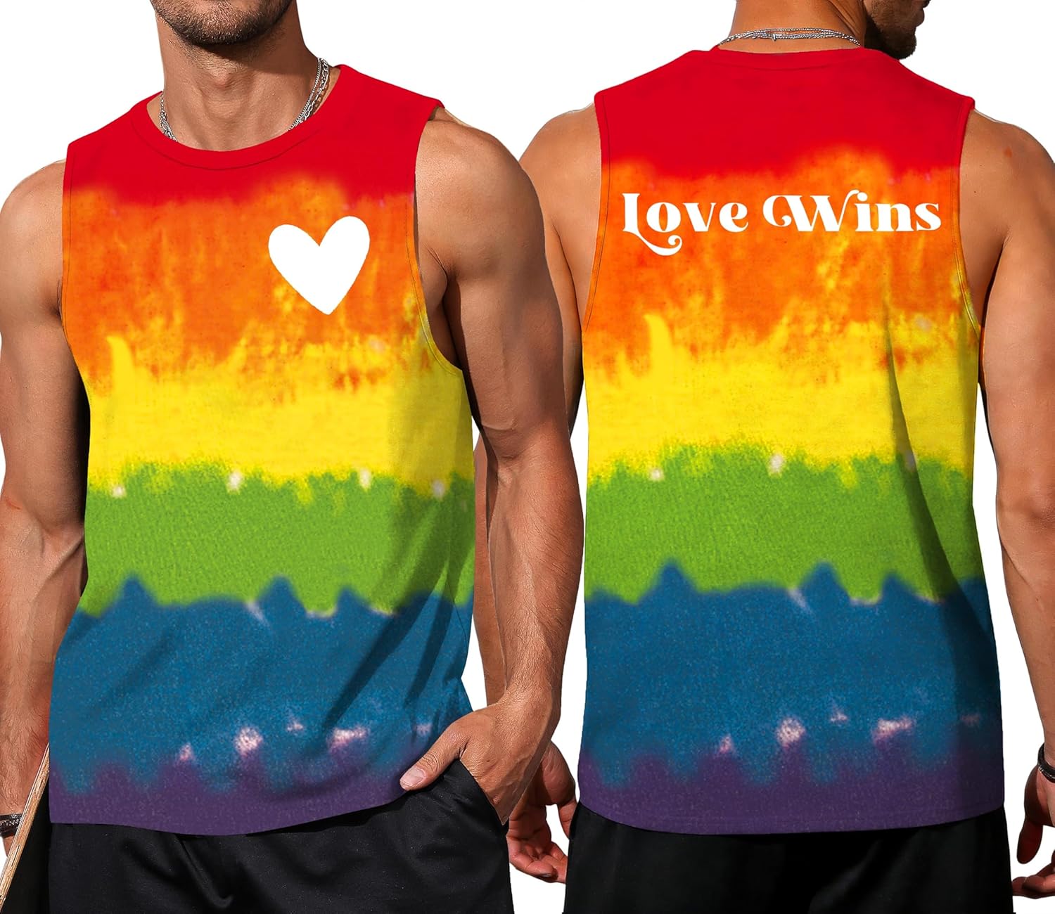 Mens Pride Tank Top: Gay