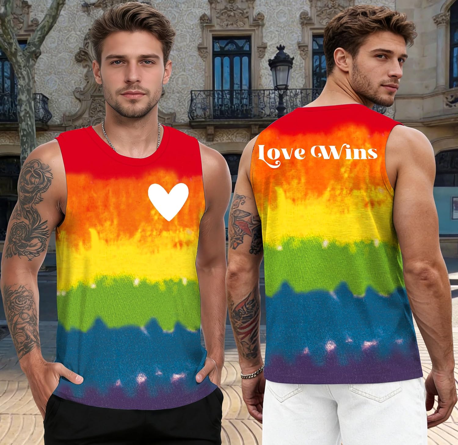 Mens Pride Tank Top: Gay