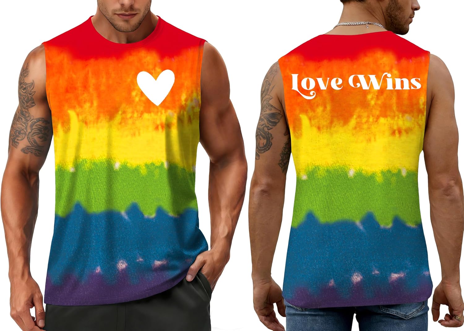 Mens Pride Tank Top: Gay