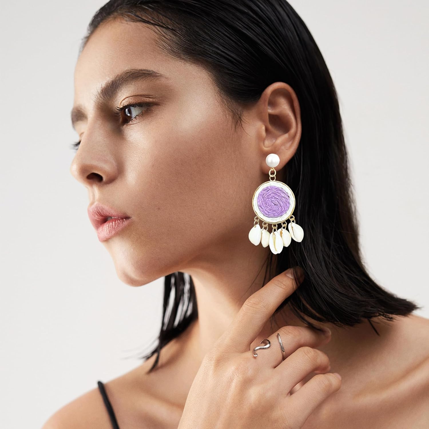YUNXI Bohemian Shell Earrings
