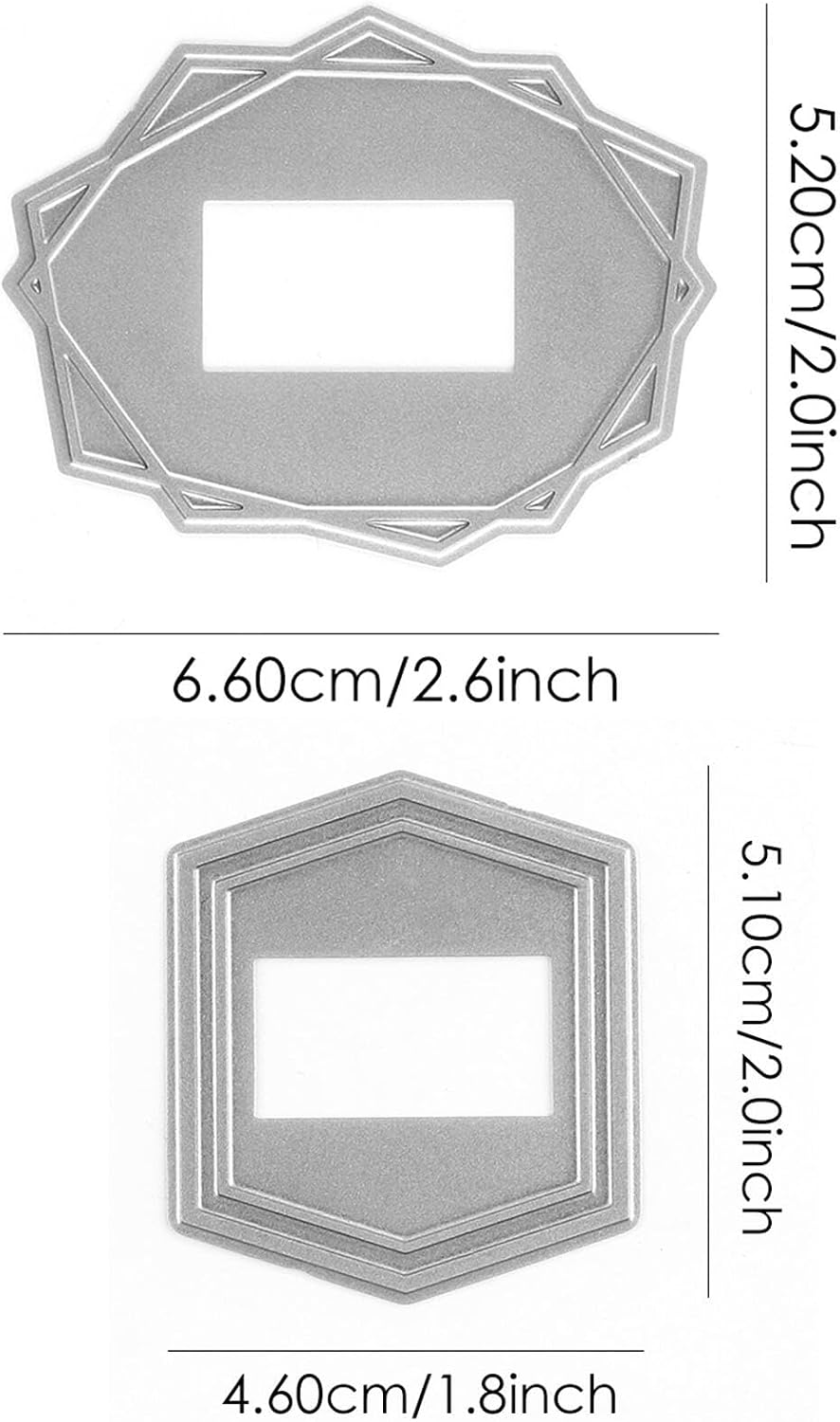 2PCS Hot Foil Plate,Frame Tags