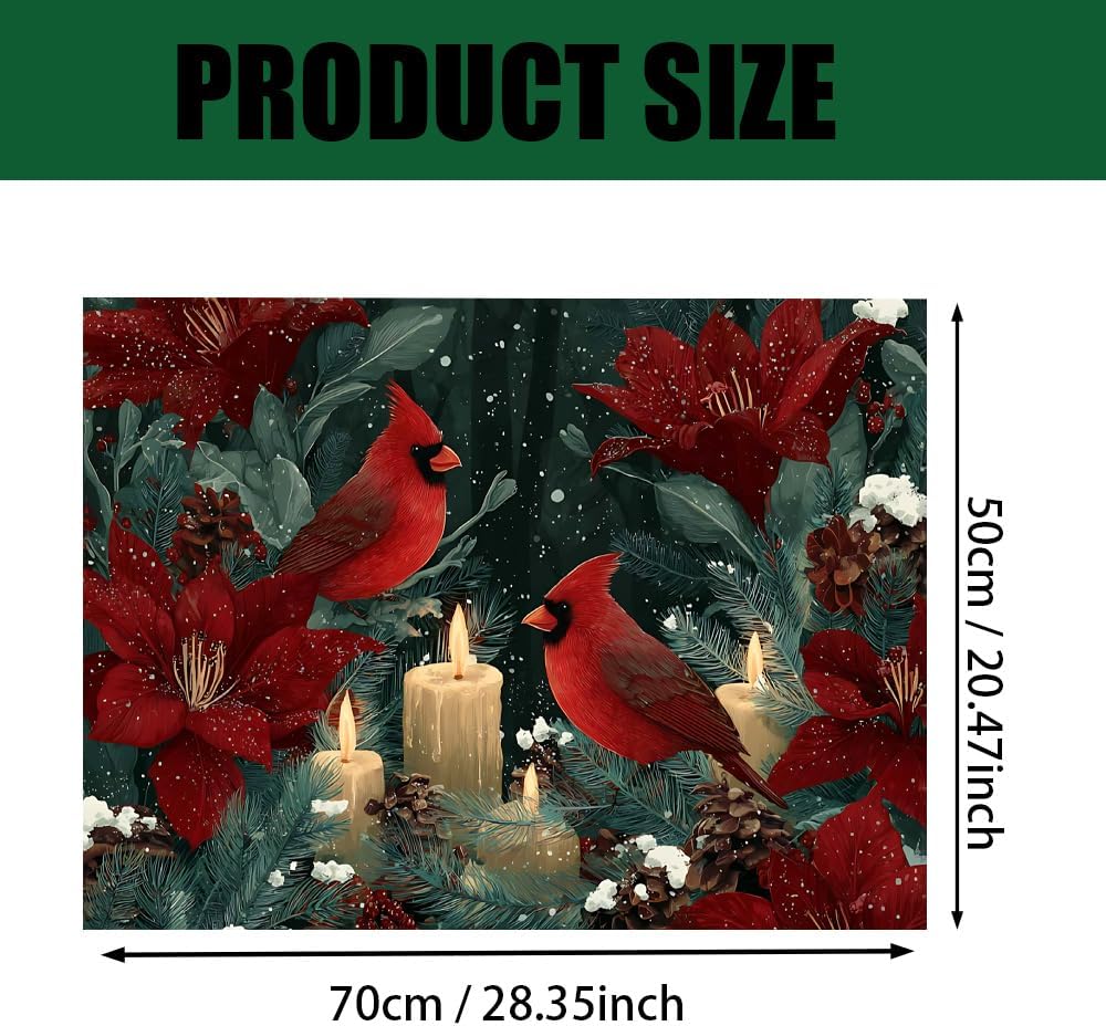 Christmas Tree Rubber Stove Mat