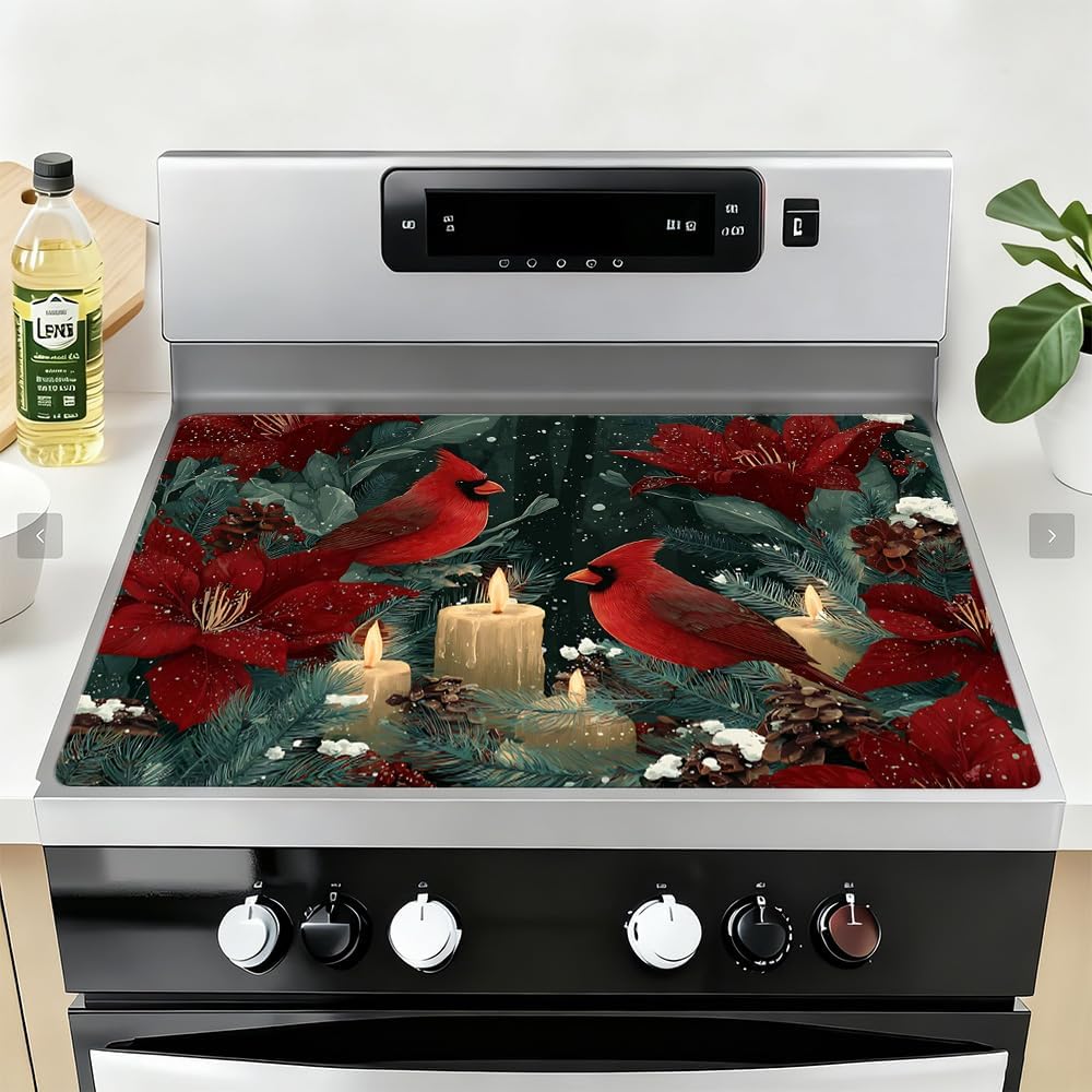 Christmas Tree Rubber Stove Mat