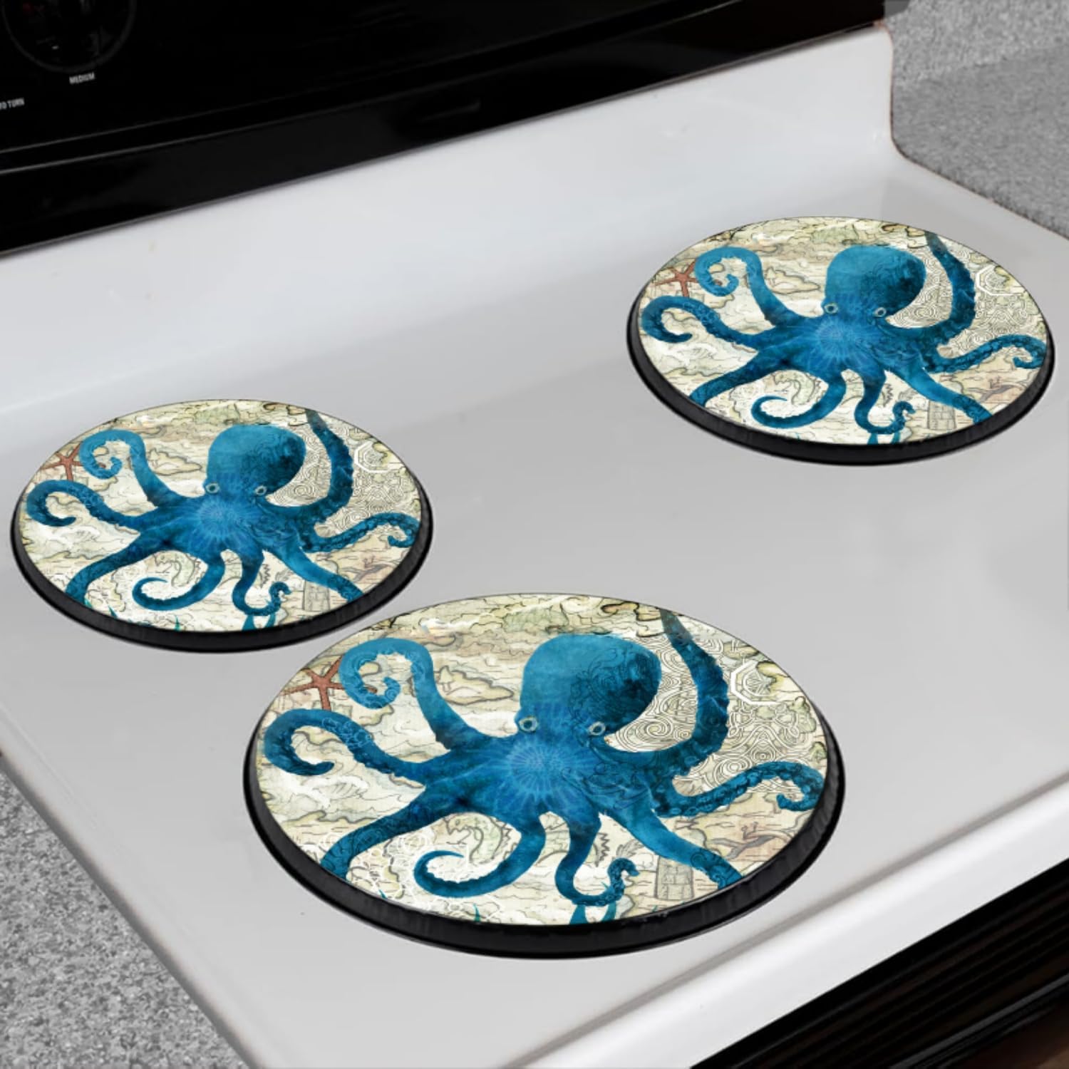 Electric Stove Burner Covers,Set