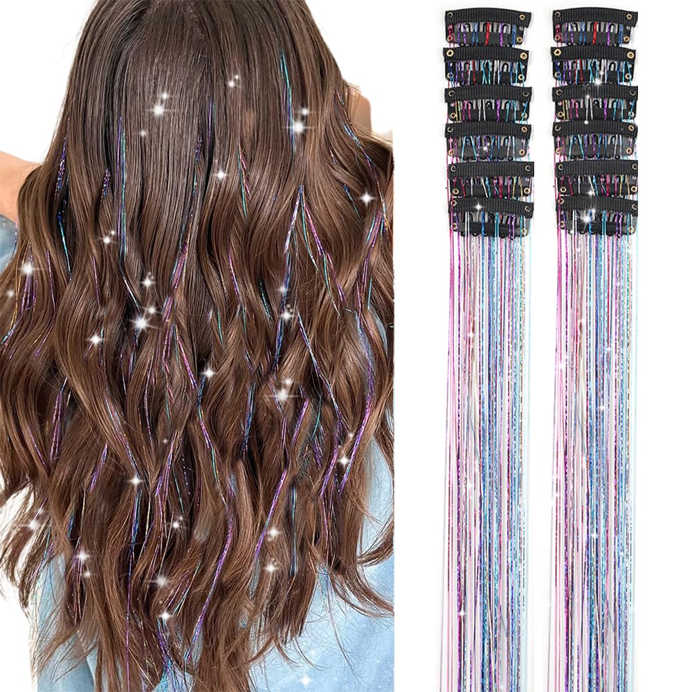 Hair Tinsel Pack of 12