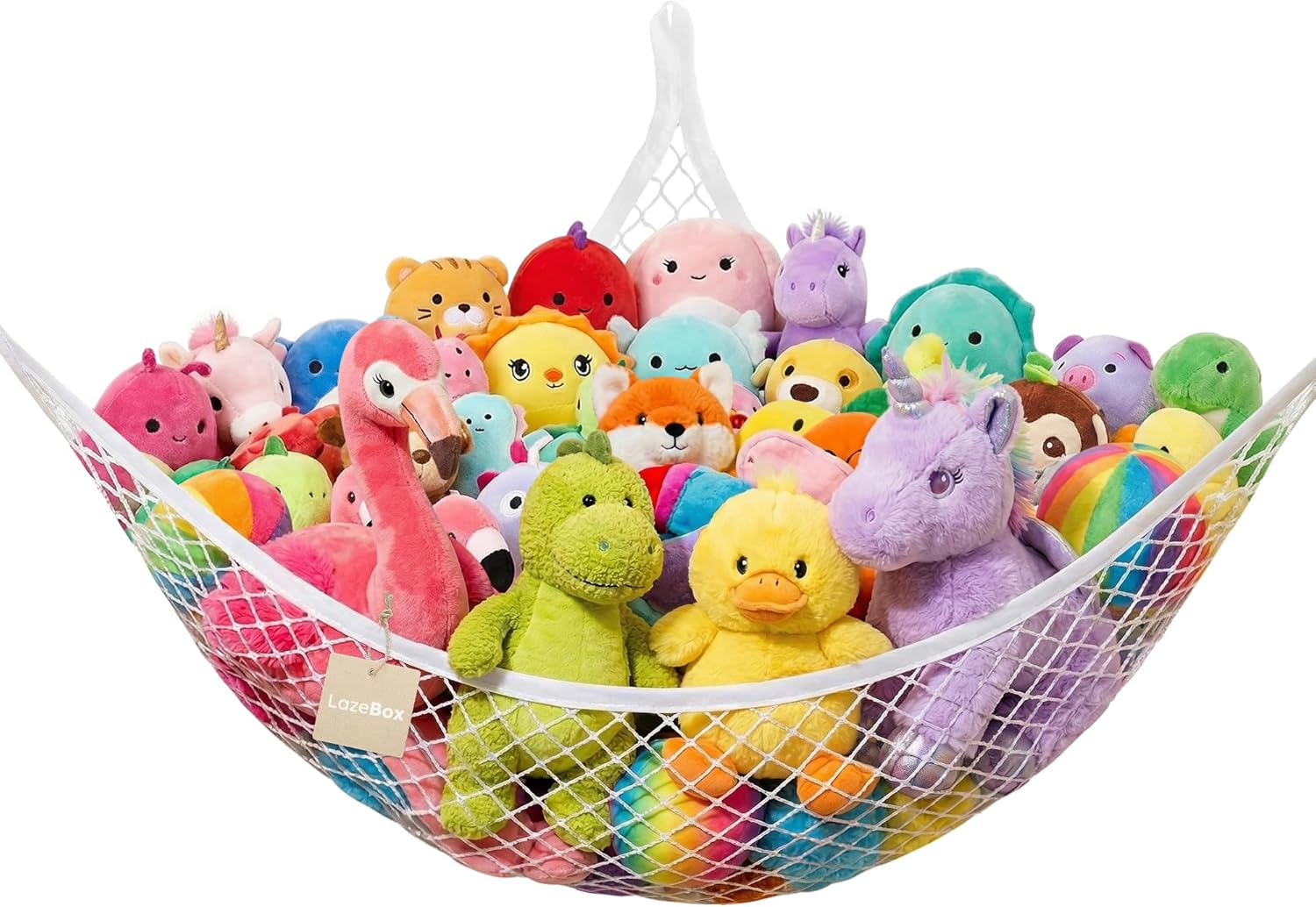 Lazebox Stuffed Animal Net Hammock