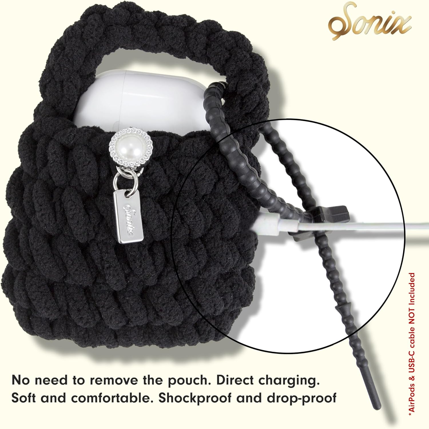 Sonix Knit Earbud Pouch