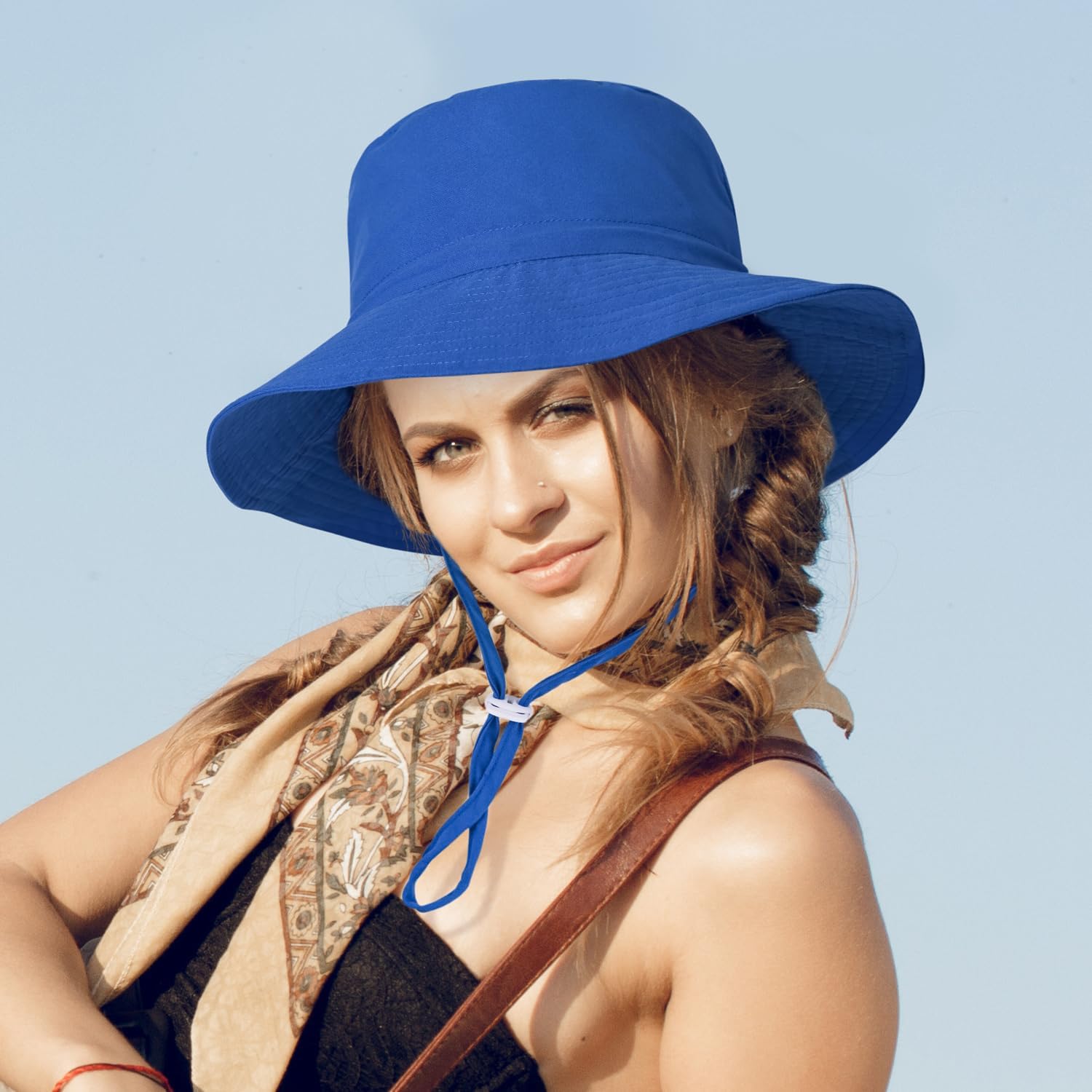 Women Wide Brimmed Sun Hat,Summer