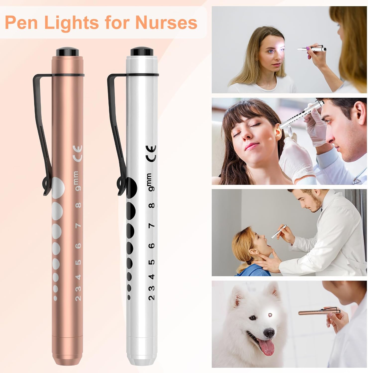 RISEMART Pen Lights for Nurses