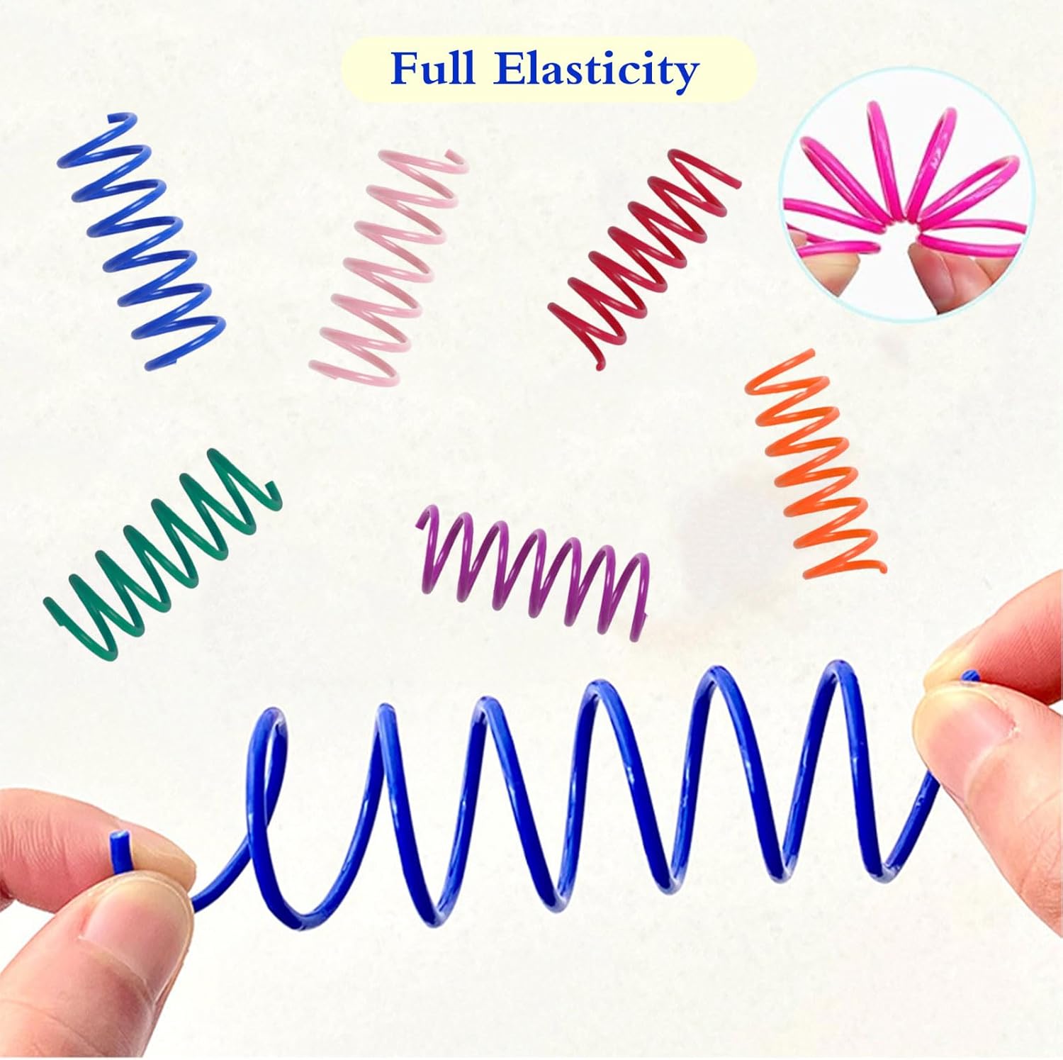 12PCS 12Colors Cat Spring Toys