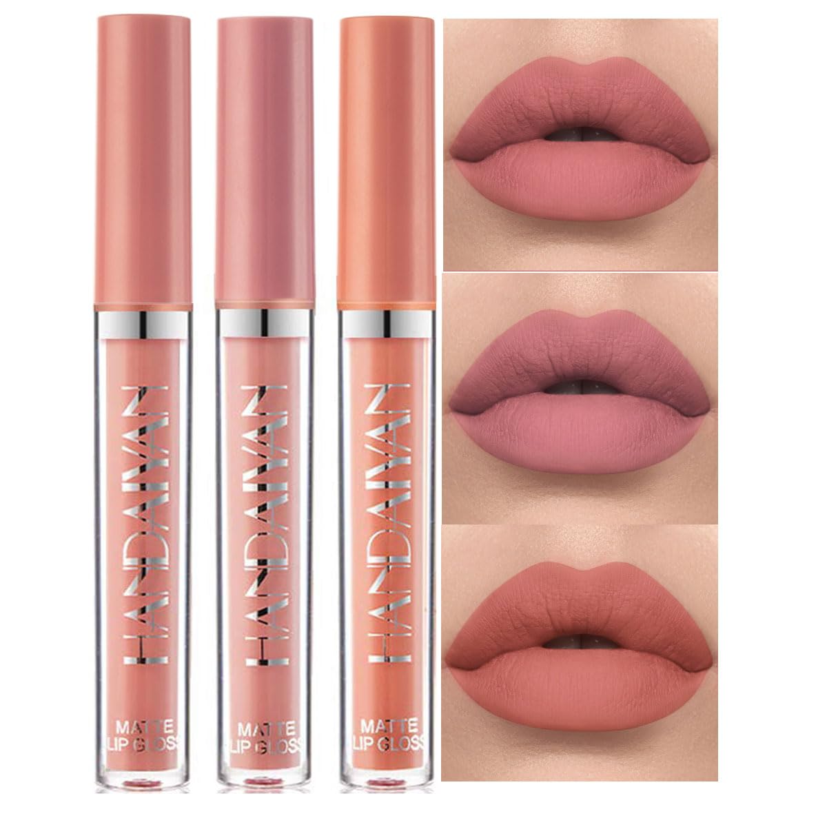 BestLand 3Pcs Matte Liquid Lip