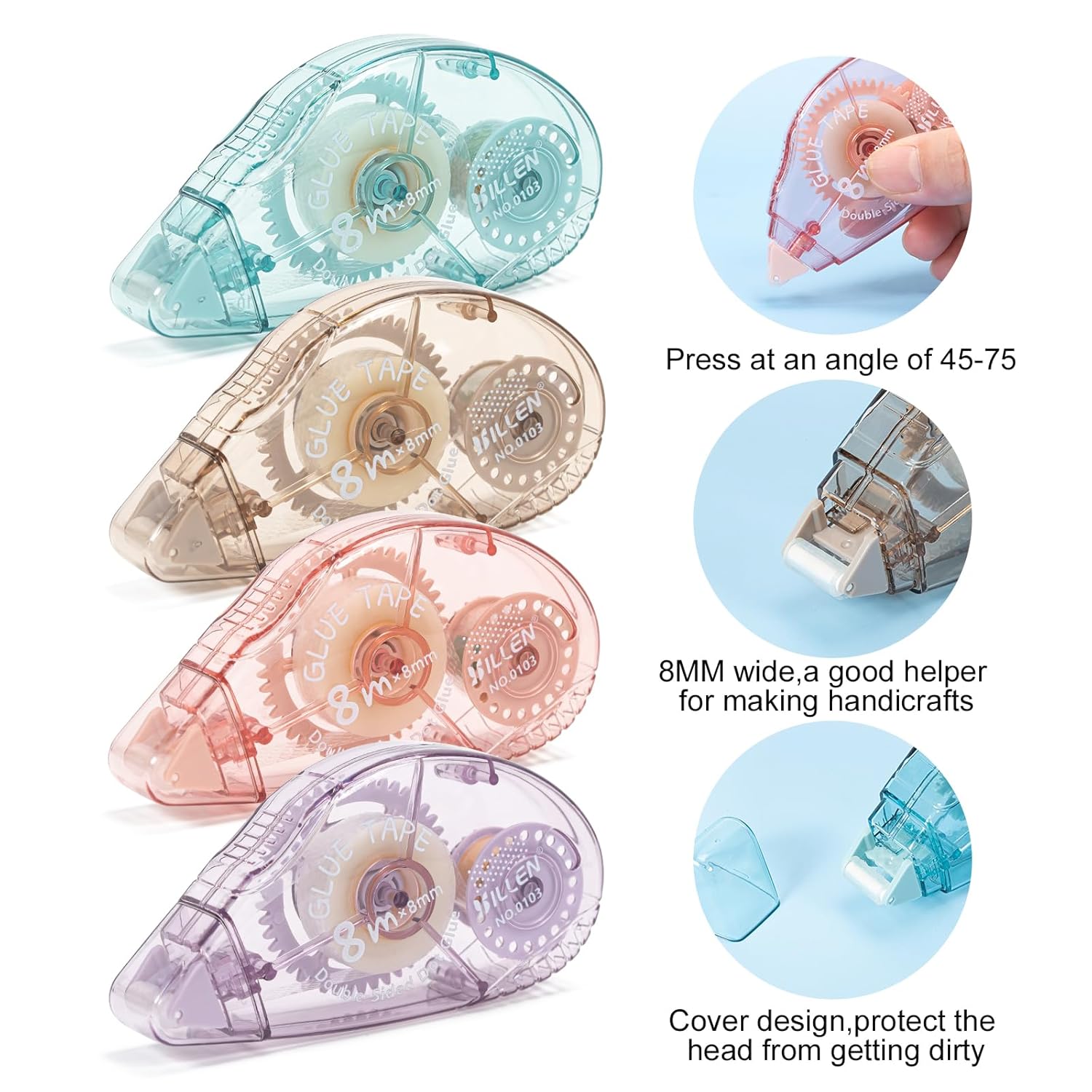 4 Pack Double Sided Tape