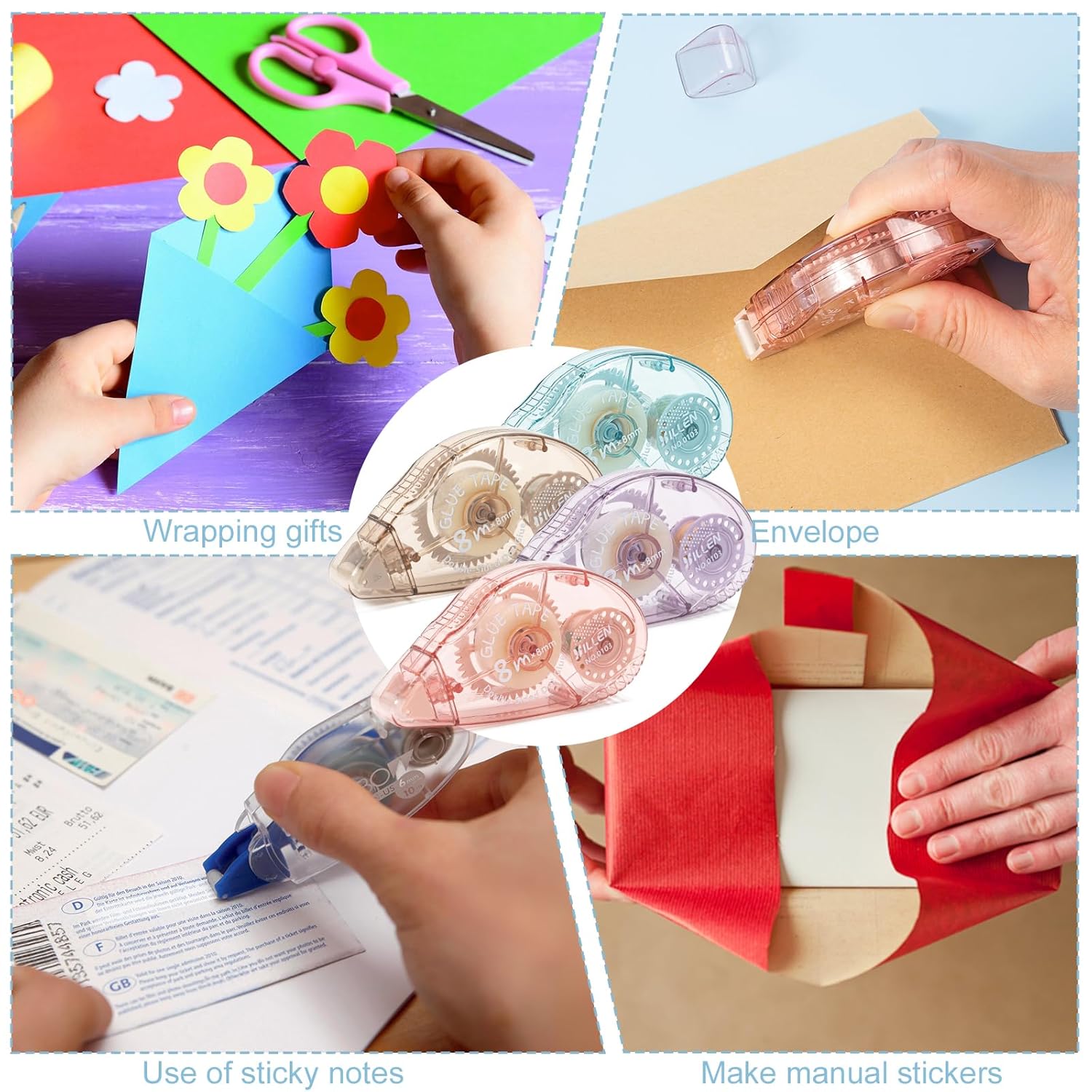 4 Pack Double Sided Tape