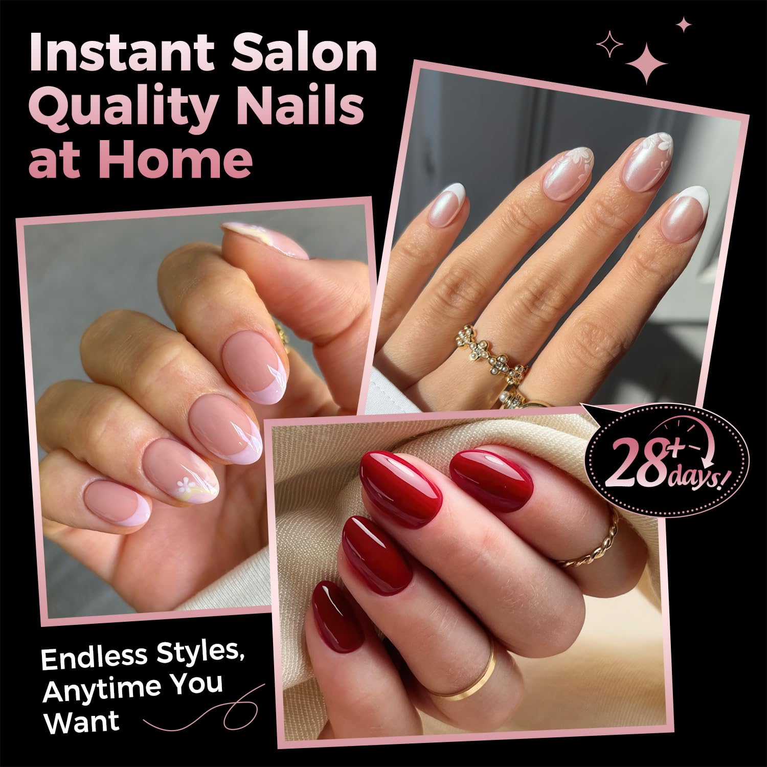 Luckyfairy Extra Short Almond Nail