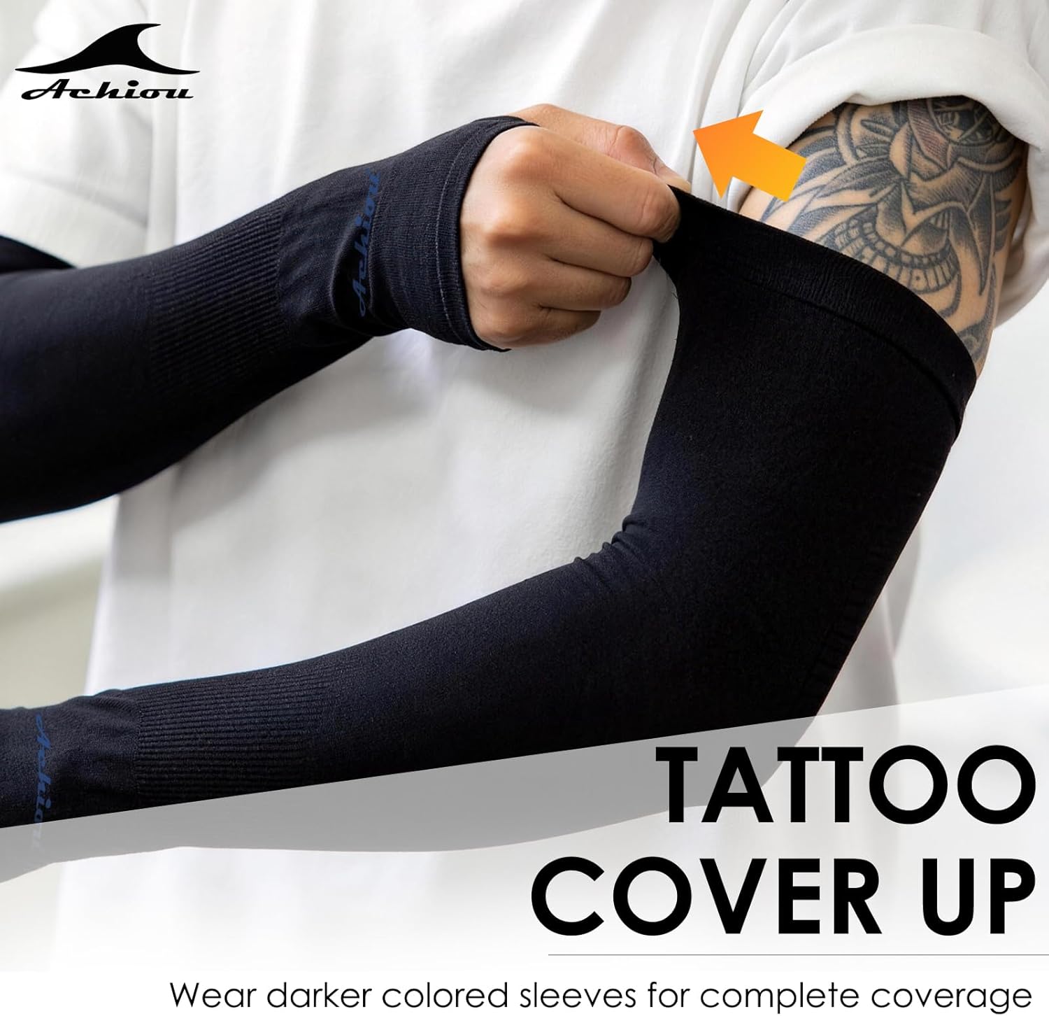 Achiou Arm Sun Sleeves Compression