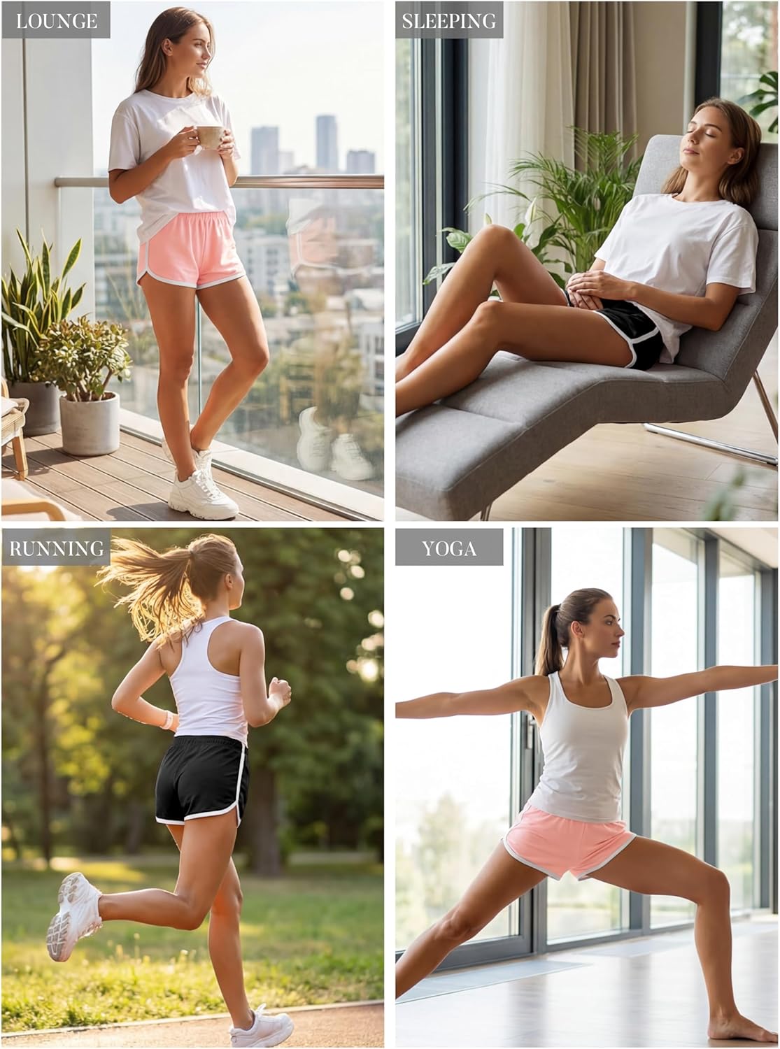 URATOT Women's Cotton Gym Yoga