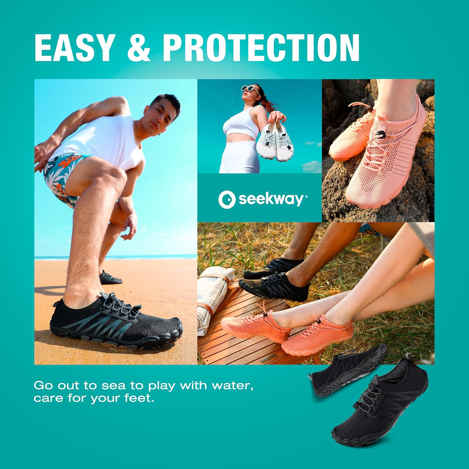 SEEKWAY Water Shoes Men Women