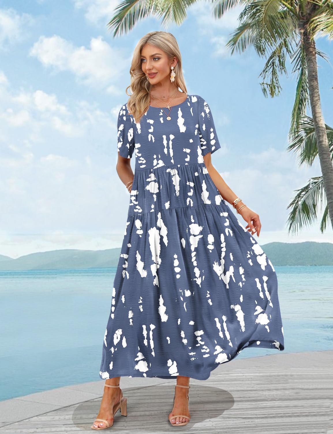YESNO Women Casual Loose Bohemian