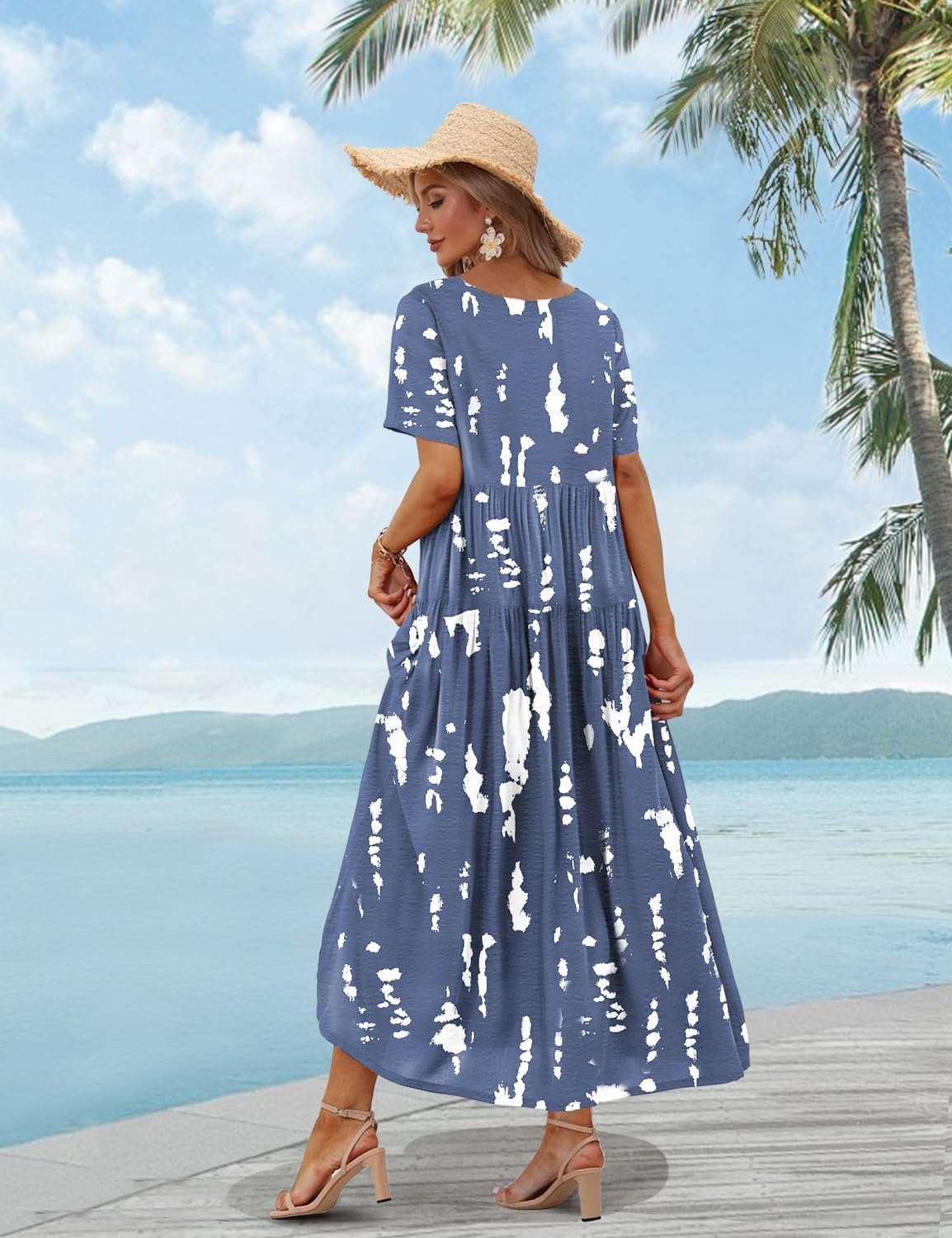YESNO Women Casual Loose Bohemian