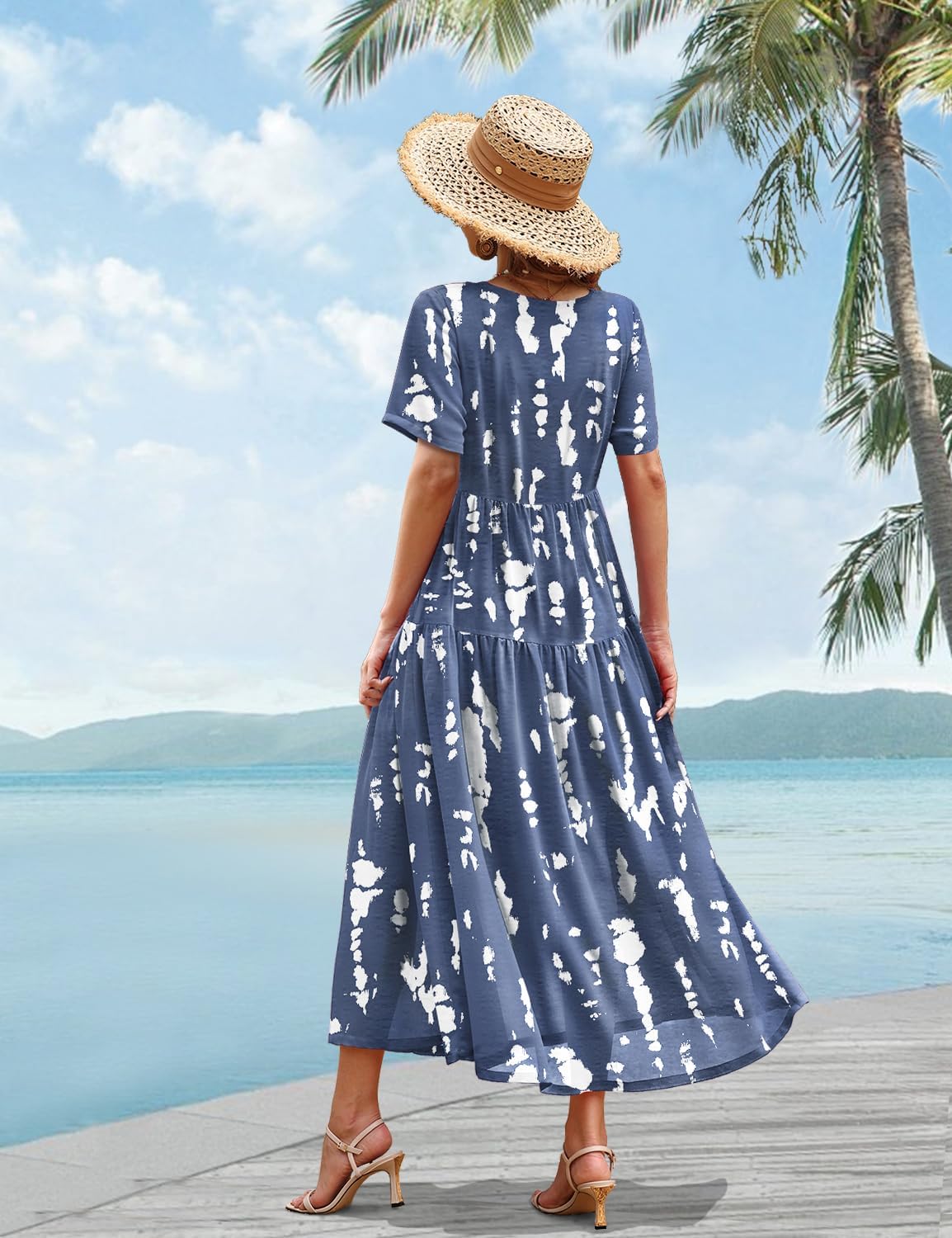 YESNO Women Casual Loose Bohemian