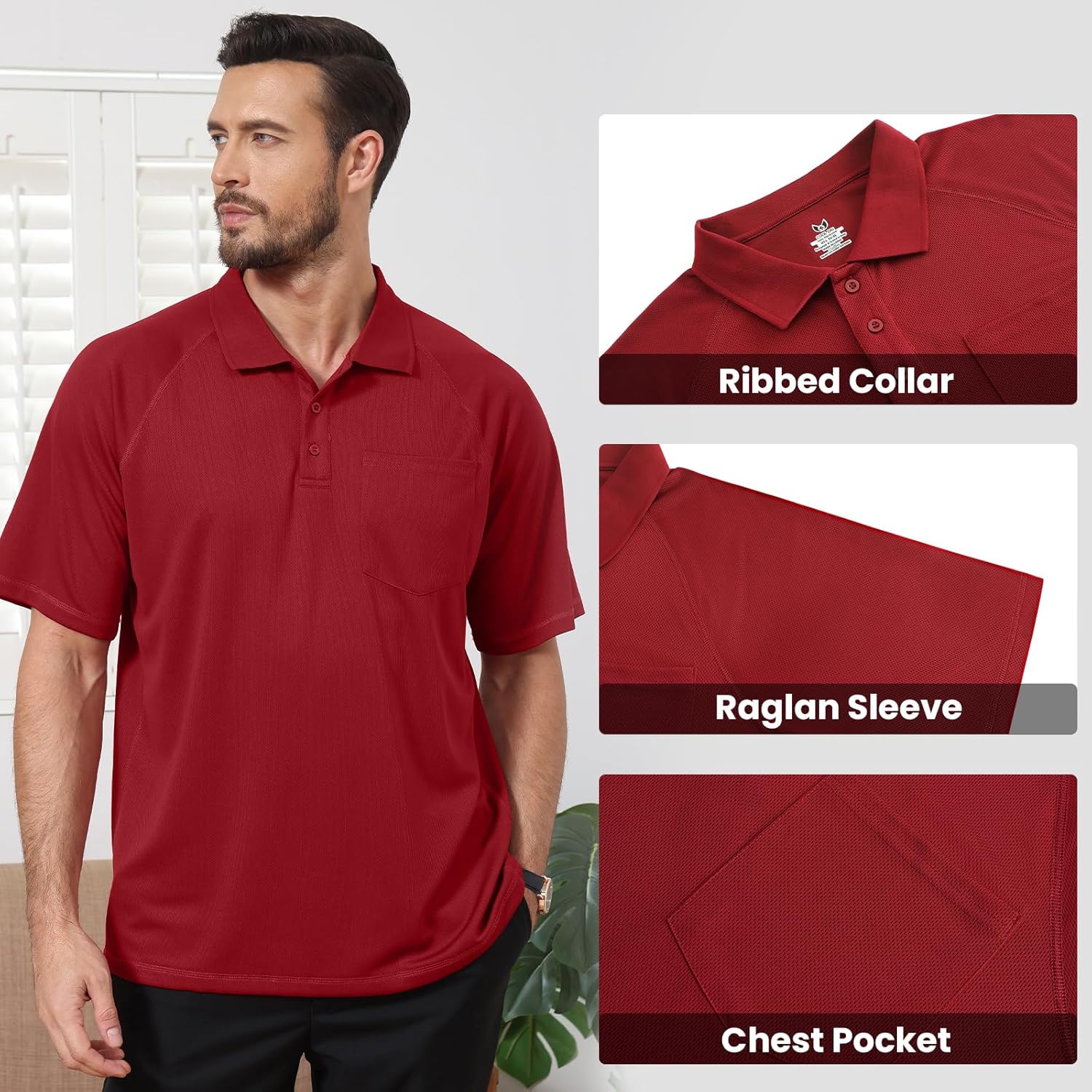 Corna Men's Golf Polo Shirts