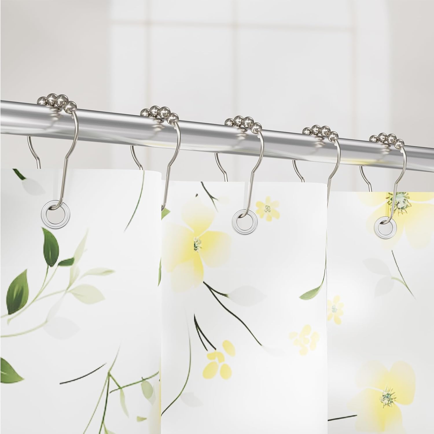 Amazer Shower Curtain Hooks, Decorative