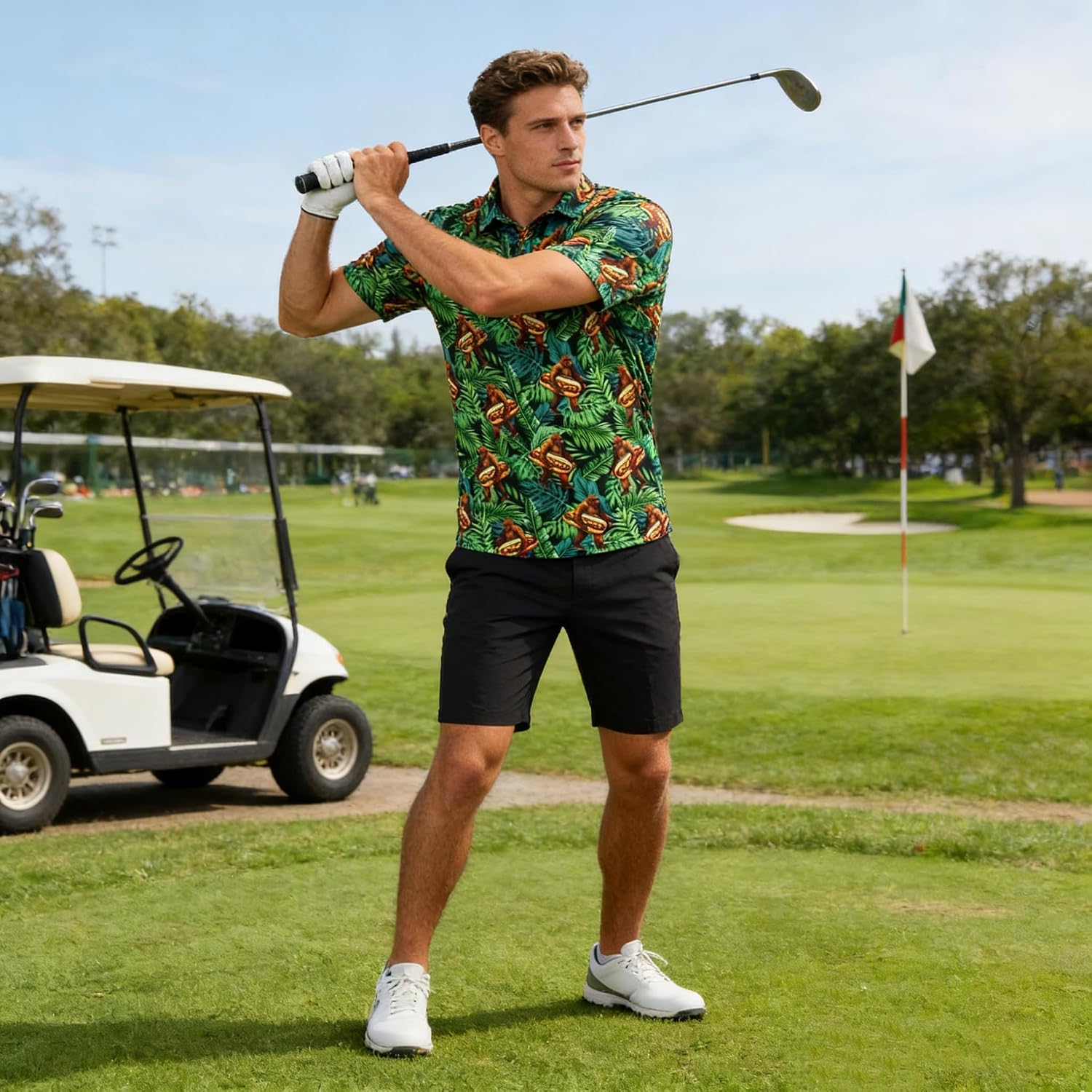 uideazone Golf Shirts for Men