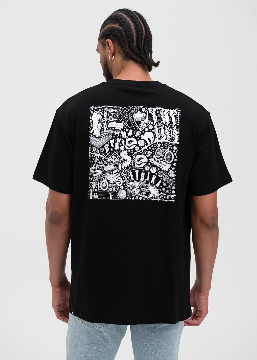 Ethika Men's Graphic Tee, Short