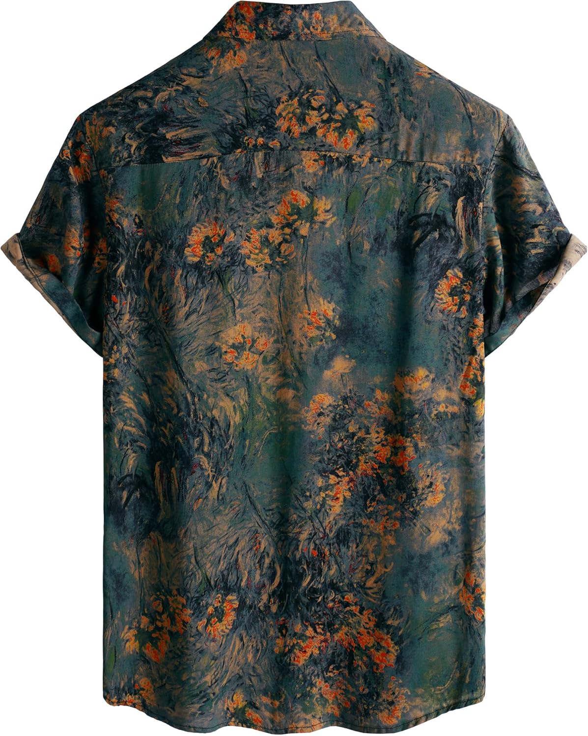 JOTOOK Mens Hawaiian Shirt Short
