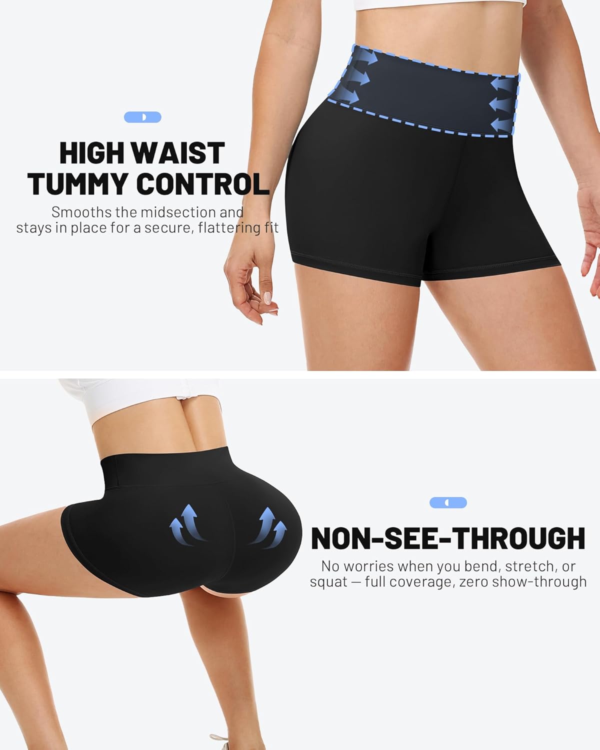 Runhit Women's Workout Biker Shorts
