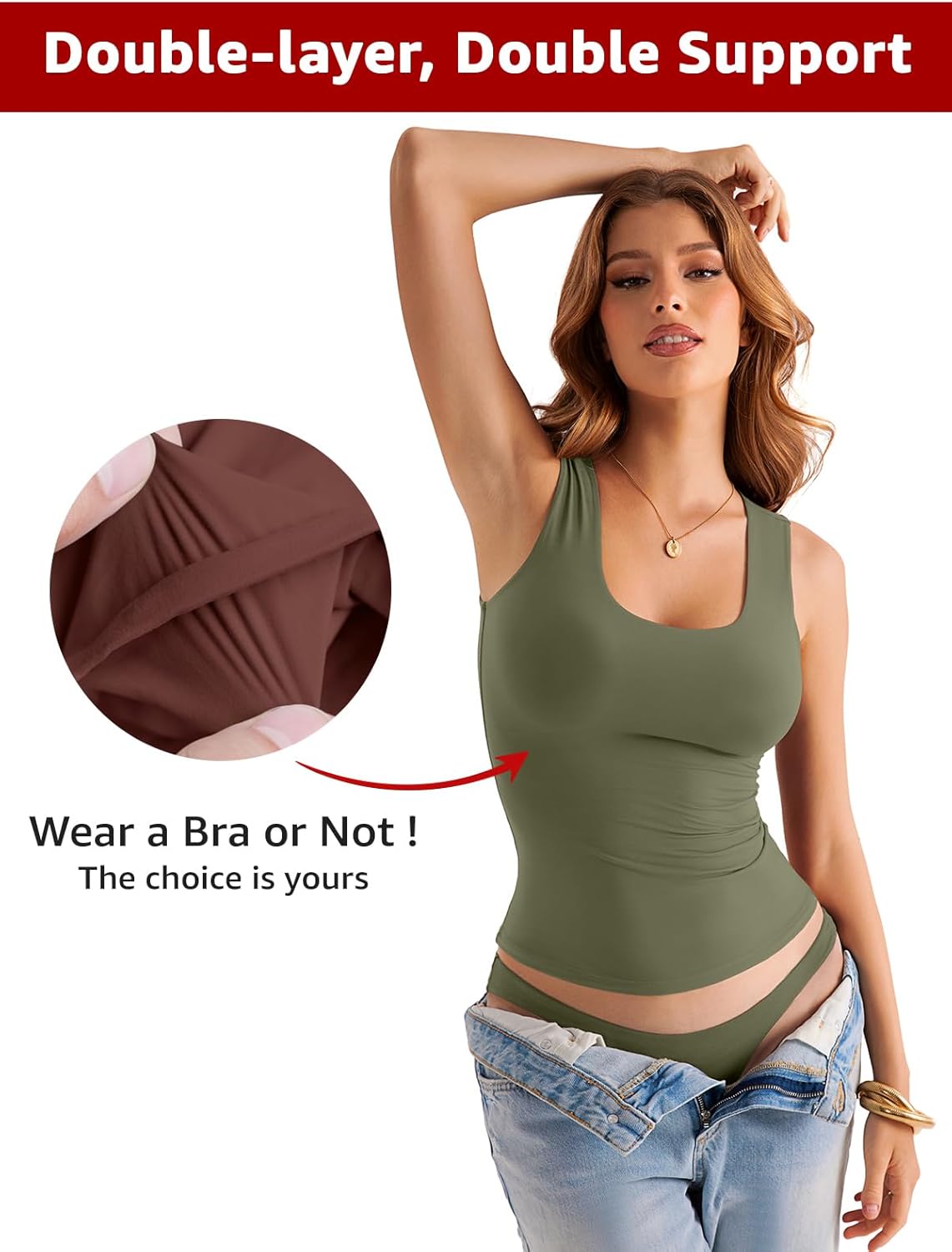 EasyGala Womens Double Lined Scoop
