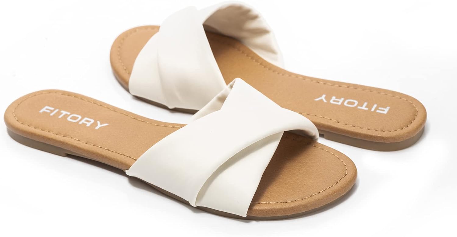 FITORY Women's Flat Sandals Fashion