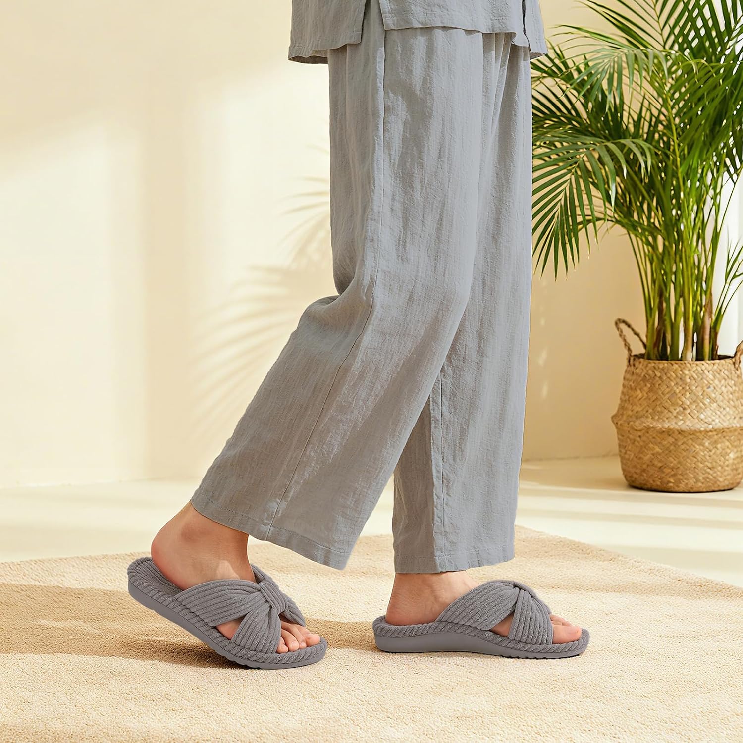 Litfun Orthopedic Arch Support Slippers