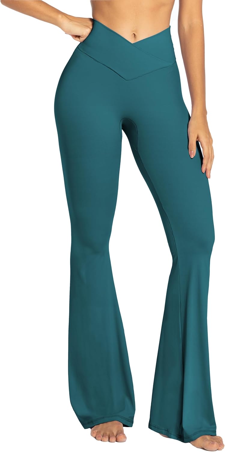 Sunzel Flare Leggings, Crossover Yoga